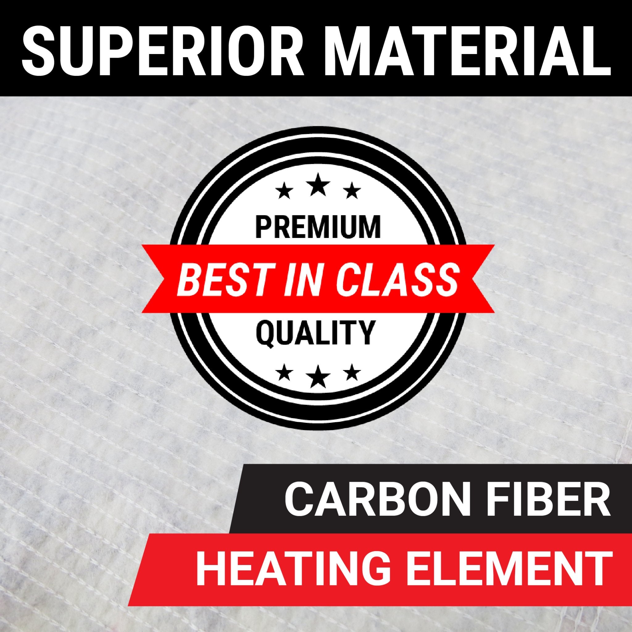 1903 Cadillac Model A Carbon Fiber Heated Seat Kit with High/Low Switch - 2 Heating Elements for Driver Seat | Winter Car Comfort Upgrade for Classic Cars