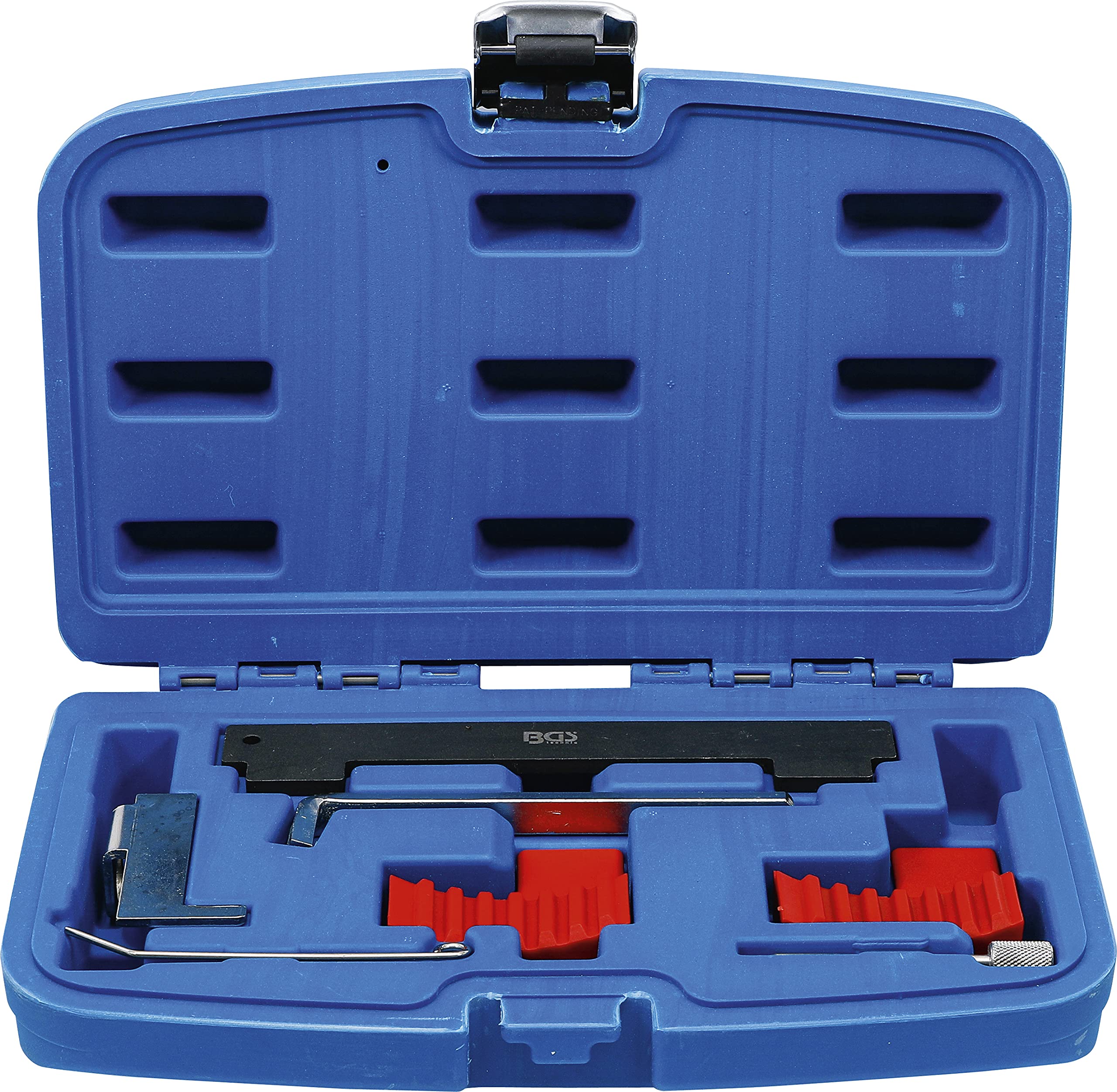 BGS 8697 Engine Timing Tool Kit for Opel 1.6L 1.8L - Professional Camshaft Locking & Crankshaft Positioning Set for Opel/Vauxhall Engines - Perfect for Timing Belt Replacement & Engine Repair