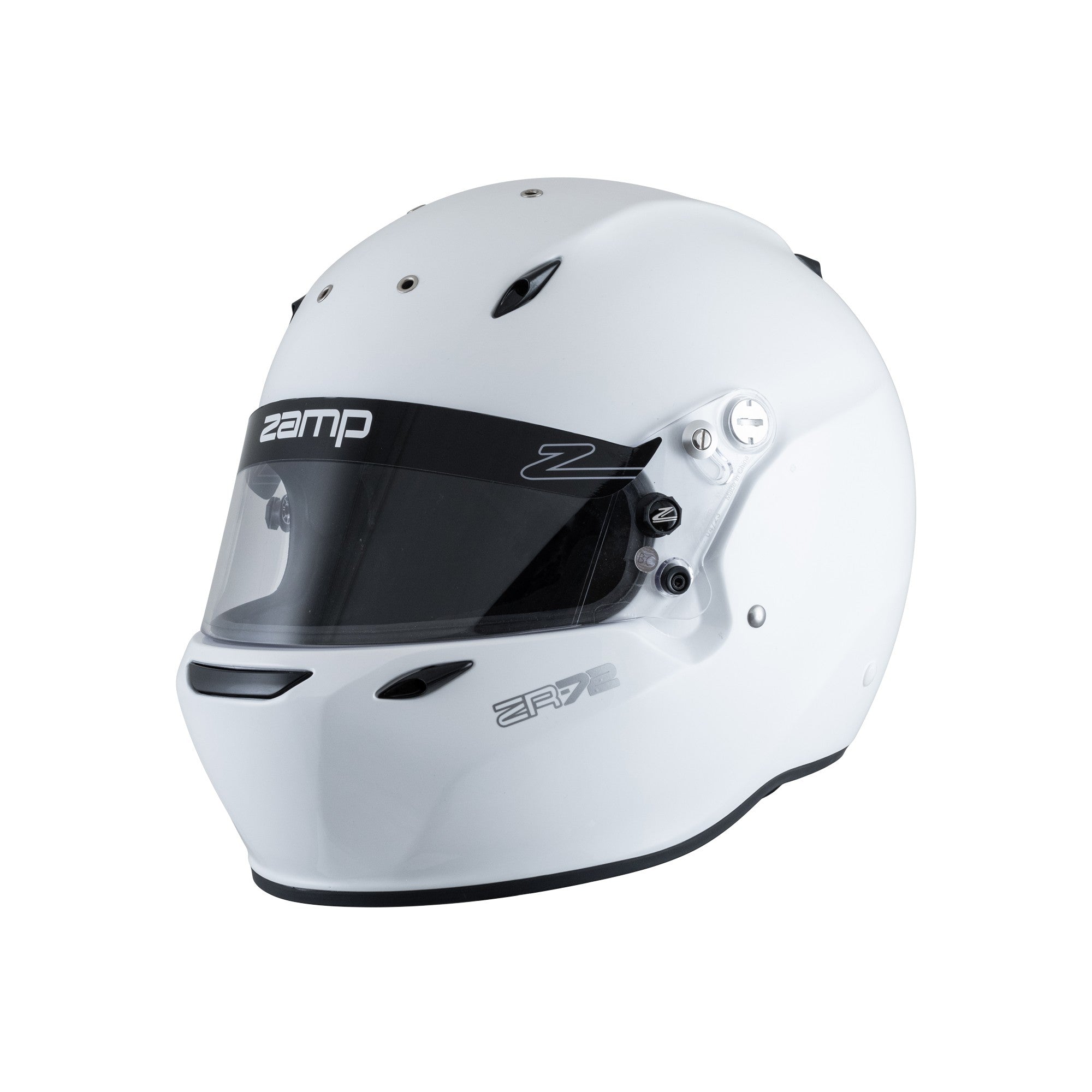 Zamp ZR 72 Racing Helmet - FIA 8859-2015 & Snell SA2020 Certified - Made in Italy - Perfect for Motorsports, Track Days & High-Speed Racing