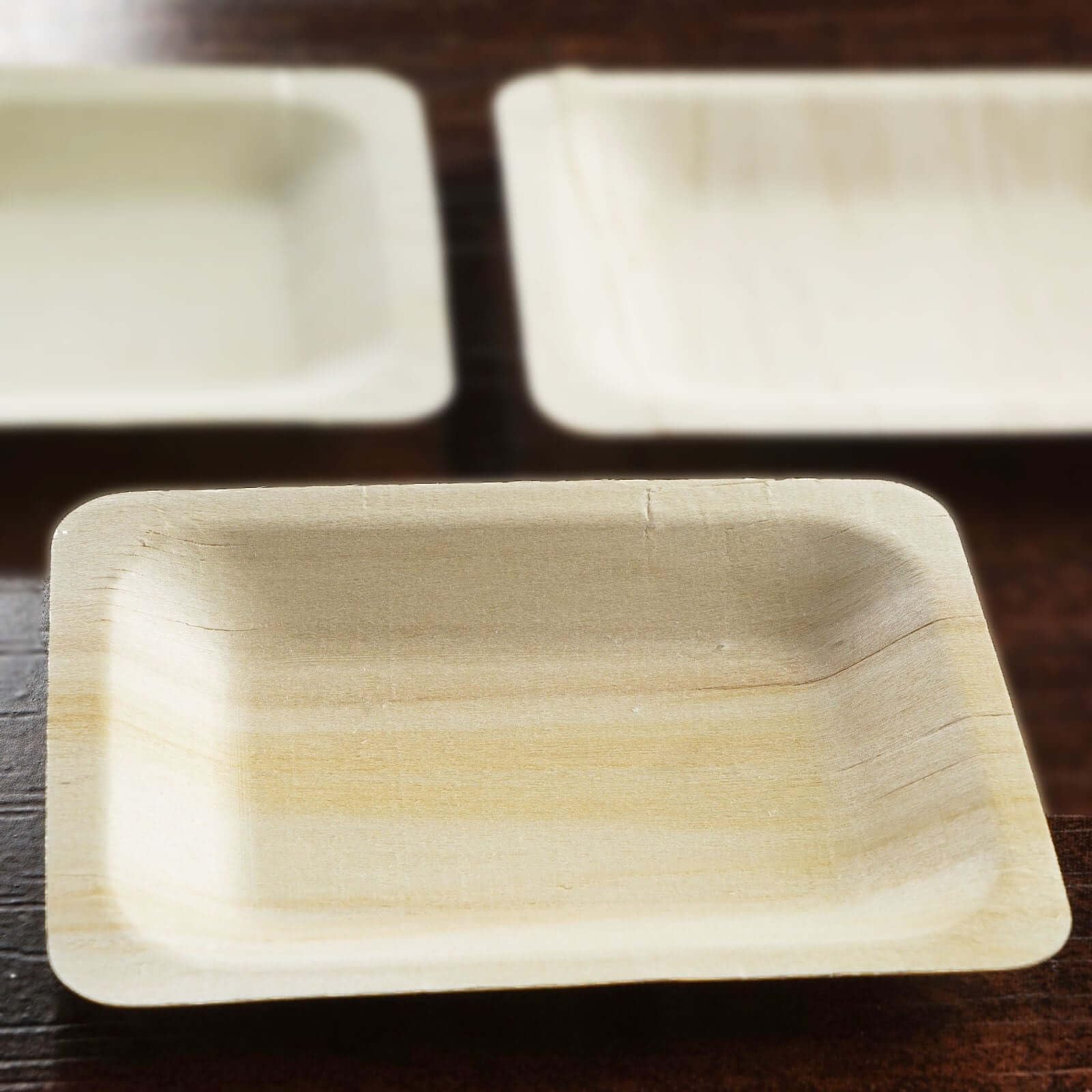 Efavormart 25 Pack - 5 Inch Biodegradable Birchwood Disposable Plates for Salads, Desserts, Parties & Picnics | Eco-Friendly Compostable Dinnerware for Weddings, BBQs & Outdoor Events