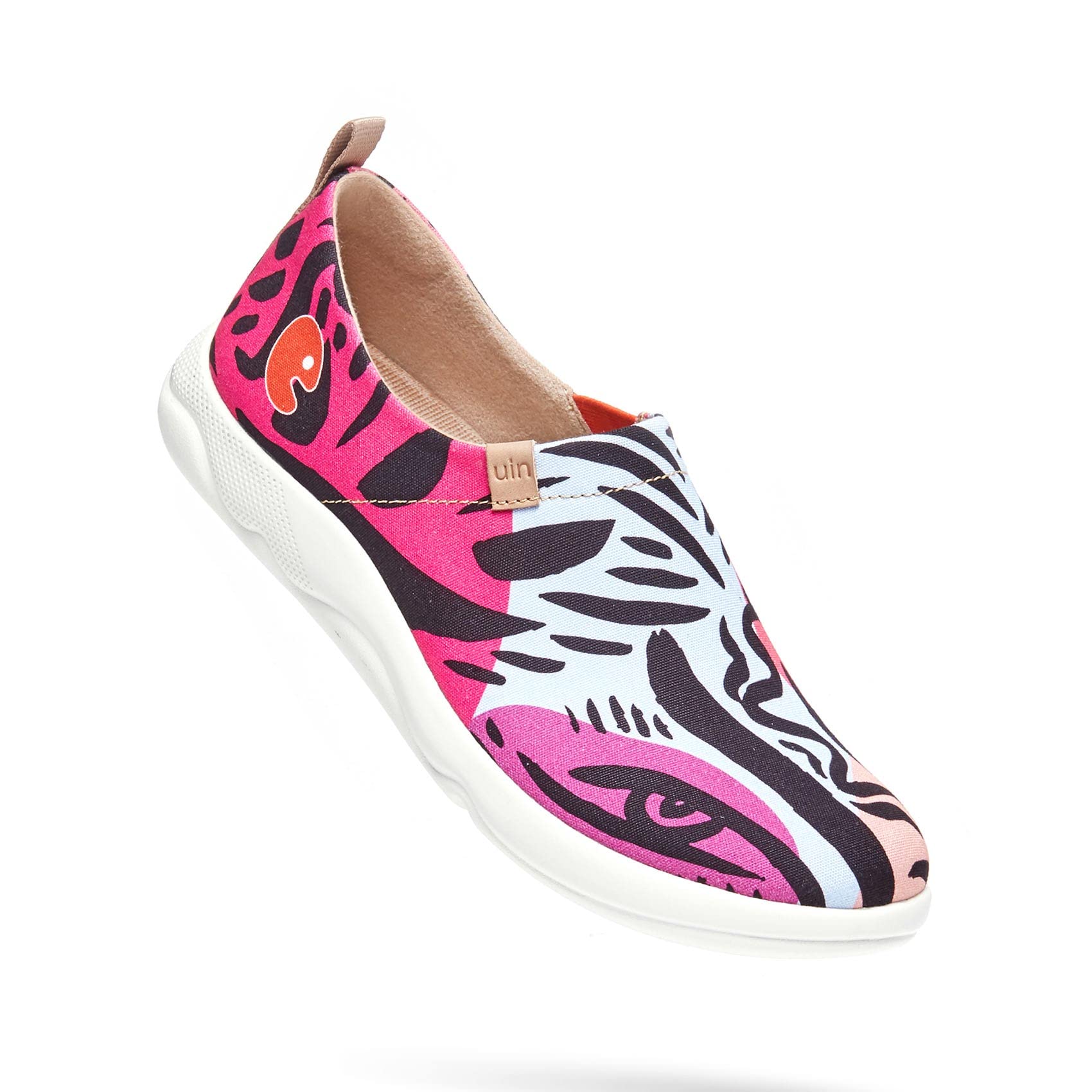 UIN Women's Slip-On Loafers - Casual Art Painted Comfort Shoes for Travel & Everyday Wear | Toledo III Collection | Perfect for Walking, Work & Weekend Outfits