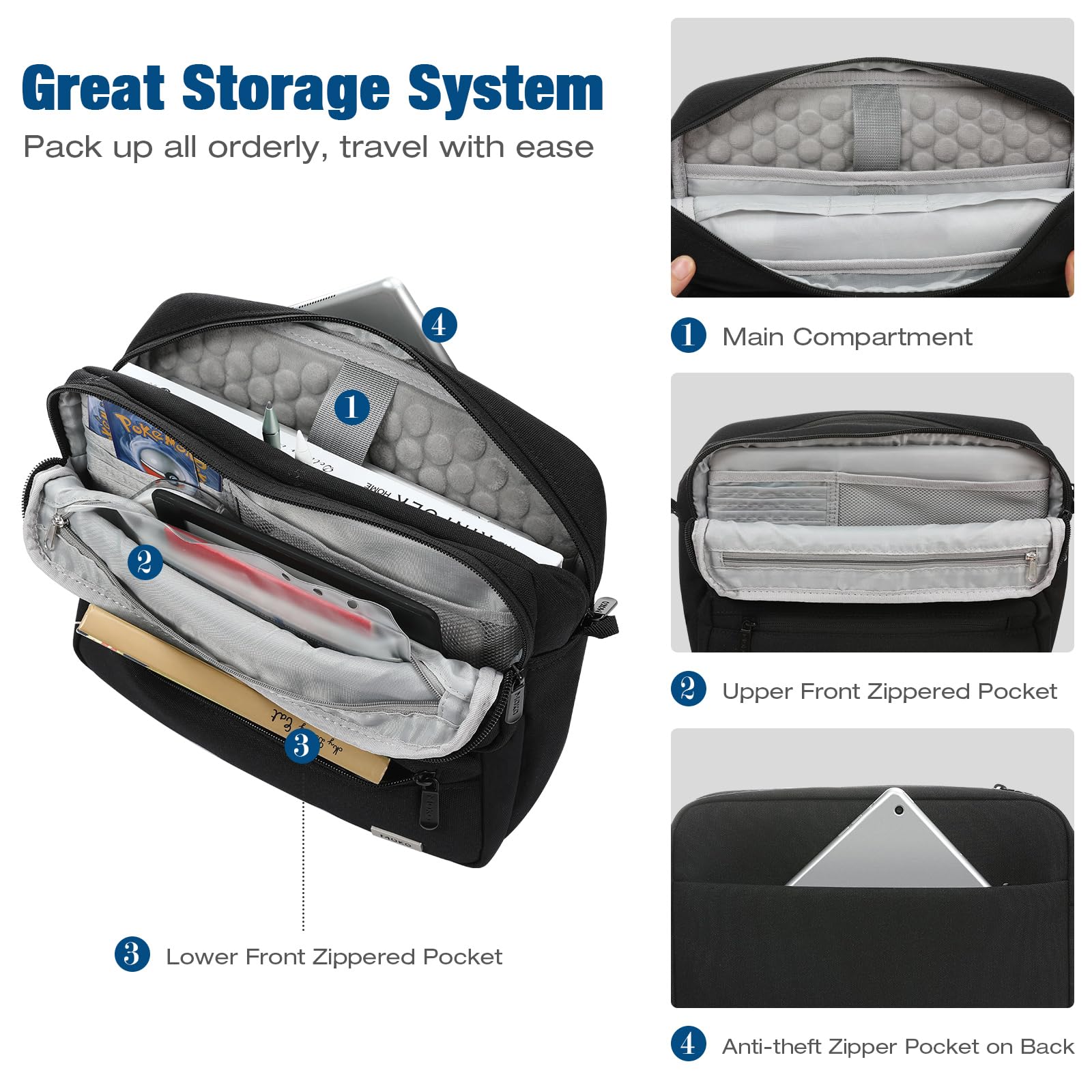 Premium Moko 9-11 Inch Tablet Sleeve Bag - Compatible with iPad Air 5/4 (10.9