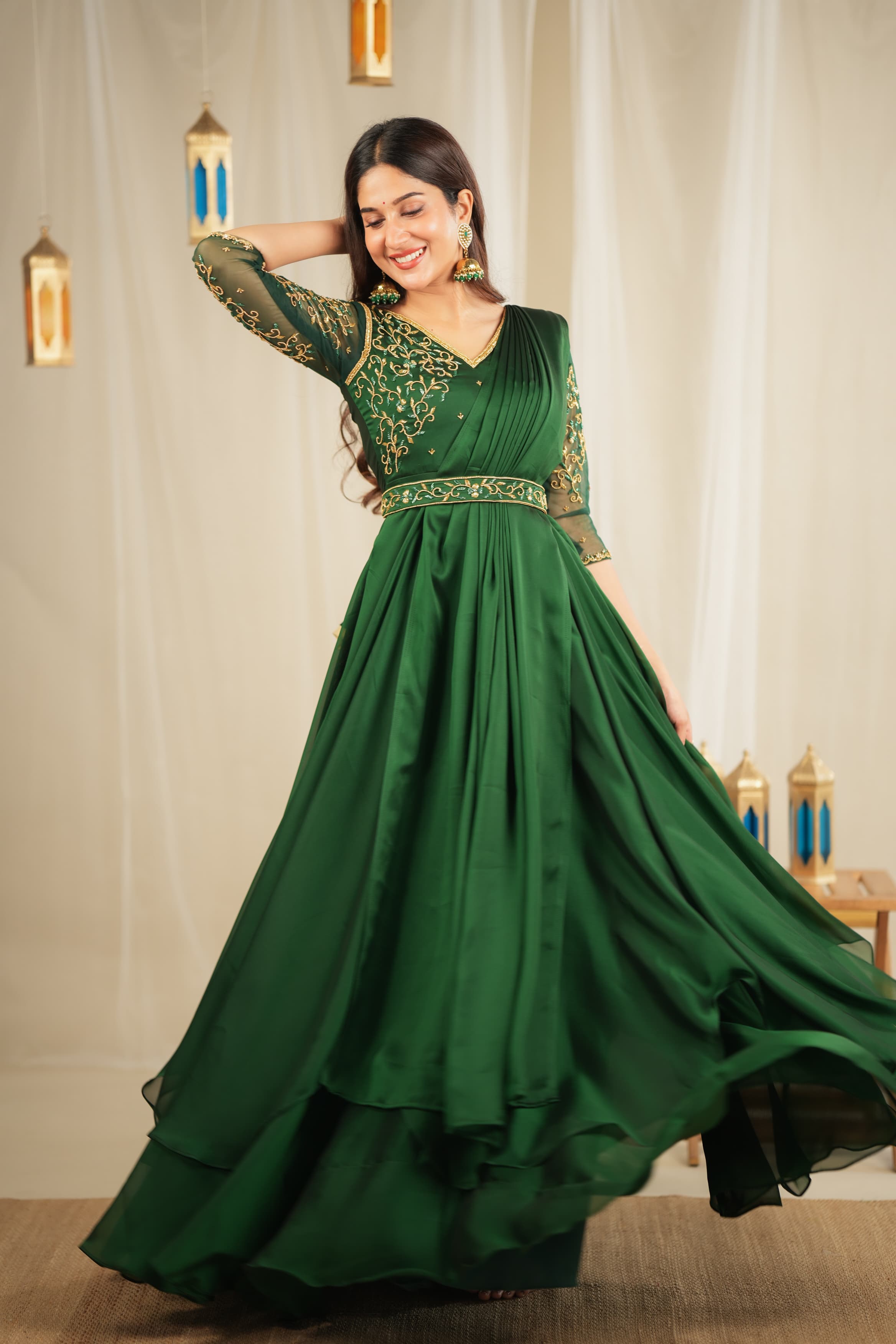 Smiriti Premium Designer Drape Wear for Women - Elegant & Stylish Outfits for Parties, Weddings & Special Occasions