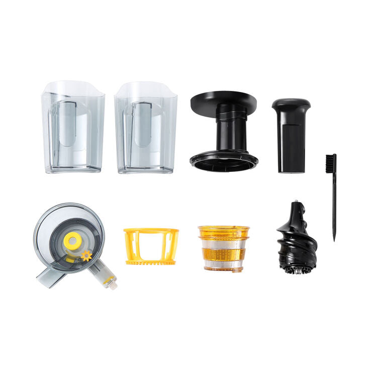 Empava BLDR02 Cold Press Slow Juicer - Stainless Steel Masticating Juicer for Fruits & Vegetables - Perfect for Healthy Juicing at Home, Gym, or Office