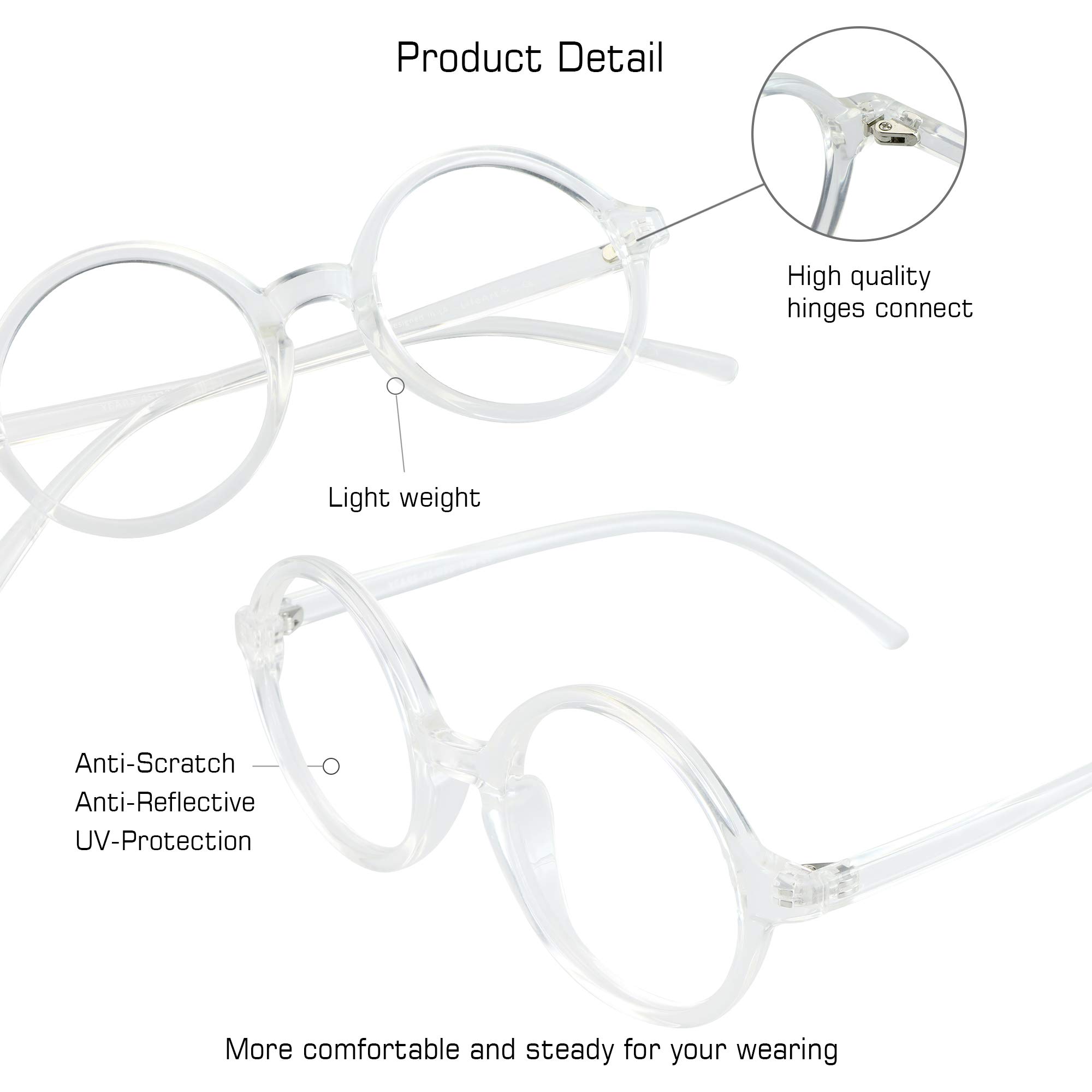 VisionGlobal Blue Light Blocking Glasses for Women & Men - Anti Glare Computer & Reading Glasses with Stylish Oval Frame | Reduce Eye Strain for Office Work, Gaming & Screen Time