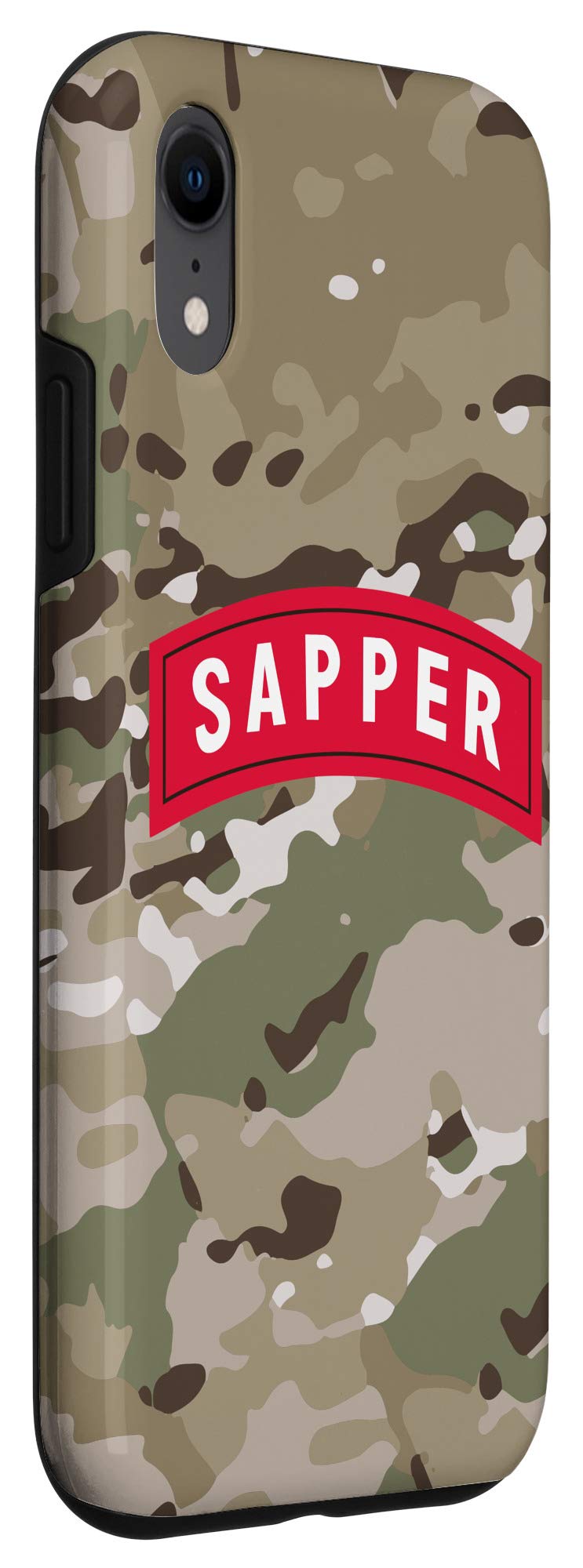 iPhone XR Sapper Tab Multicam Camo Case - Military Grade Protective Cover for iPhone XR - Perfect for Outdoor Activities, Hunting & Tactical Use