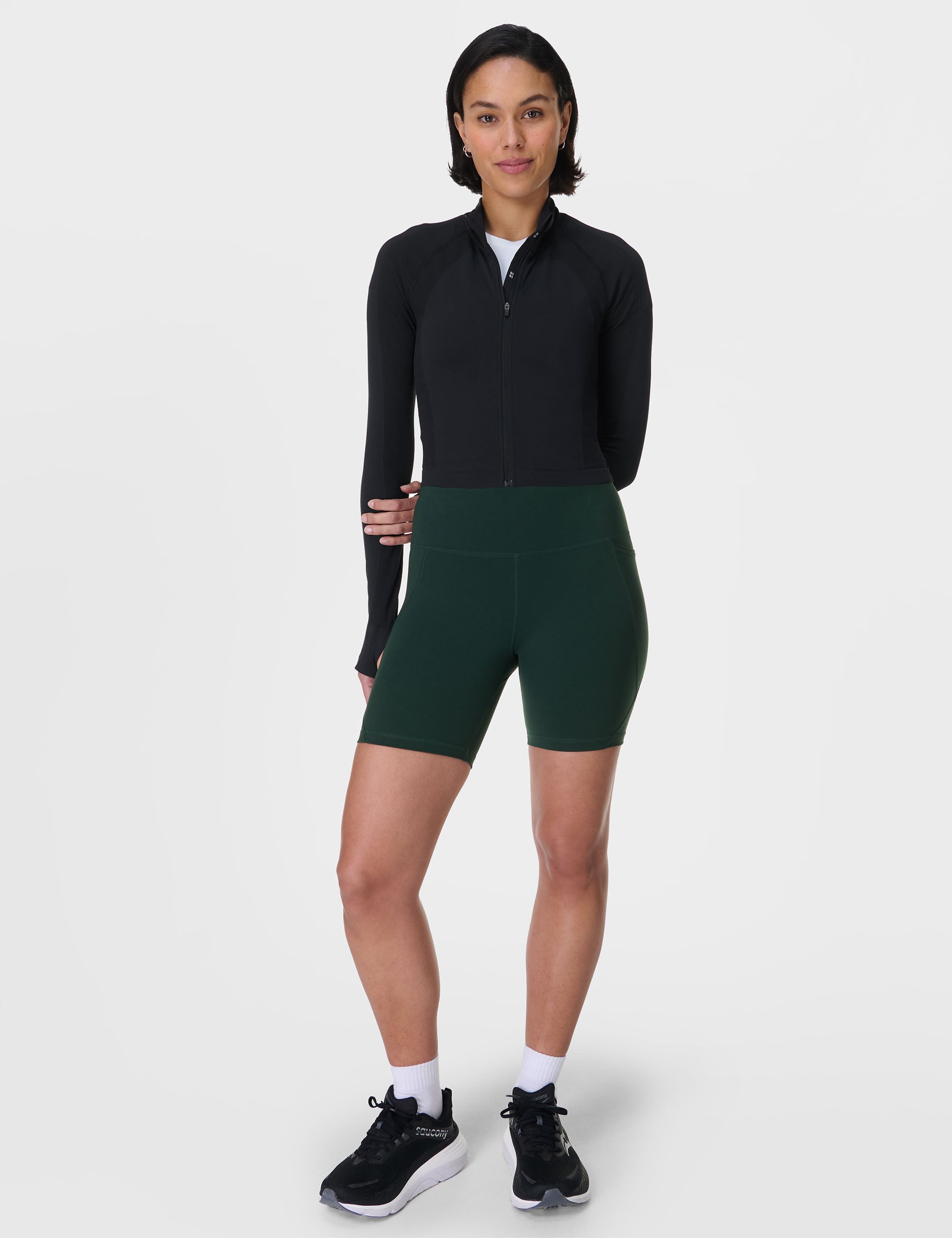 **Power 6 Cycling Shorts for Men & Women - Breathable, Quick-Dry Cedar Green Bike Shorts - Perfect for Road Biking, Mountain Biking & Indoor Cycling**