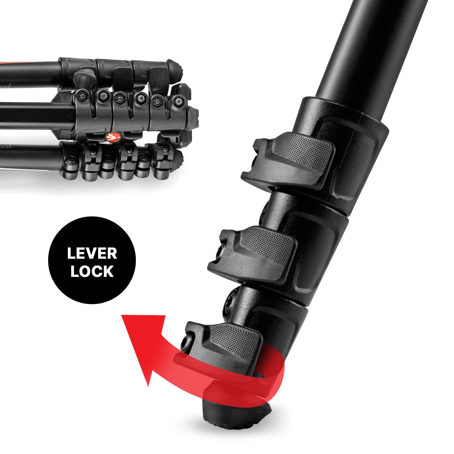 Manfrotto Befree Advanced Aluminum Camera Tripod Kit for Sony Alpha 7 & Alpha 9 - Lightweight Travel Tripod with Ball Head & Quick Release Lever - Perfect for DSLR & Mirrorless Cameras - Ideal for Travel Photography, Vlogging & Outdoor Shooting