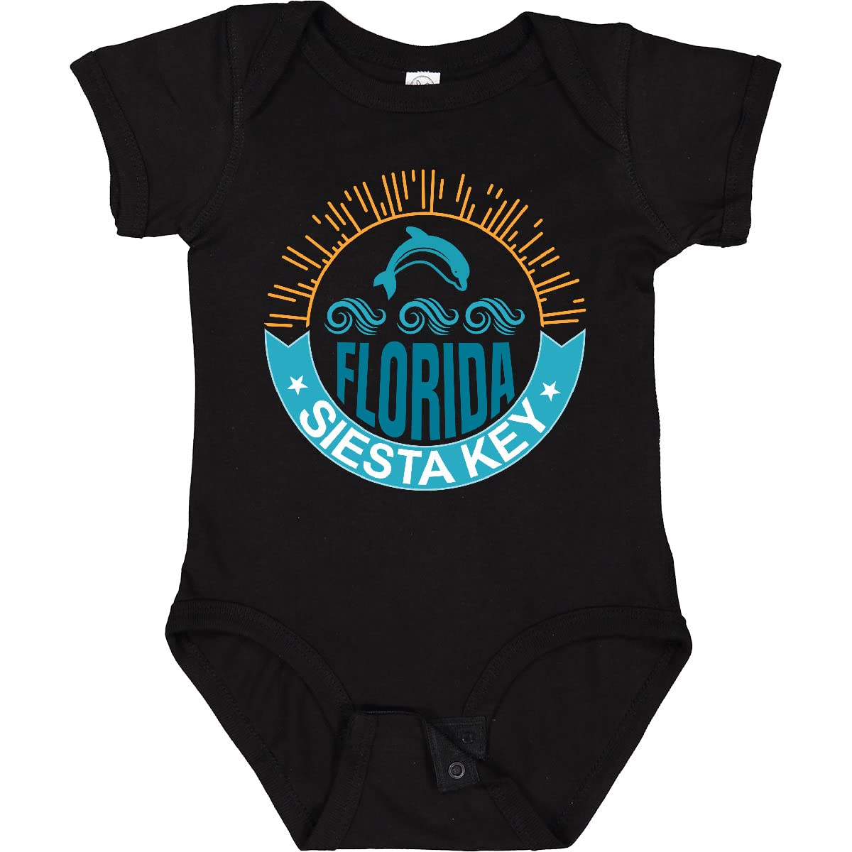 Inktastic Siesta Key Florida Beach Vacation Baby Bodysuit - Cute Cotton Onesie for Infants & Toddlers - Perfect for Beach Trips, Family Vacations & Summer Outfits
