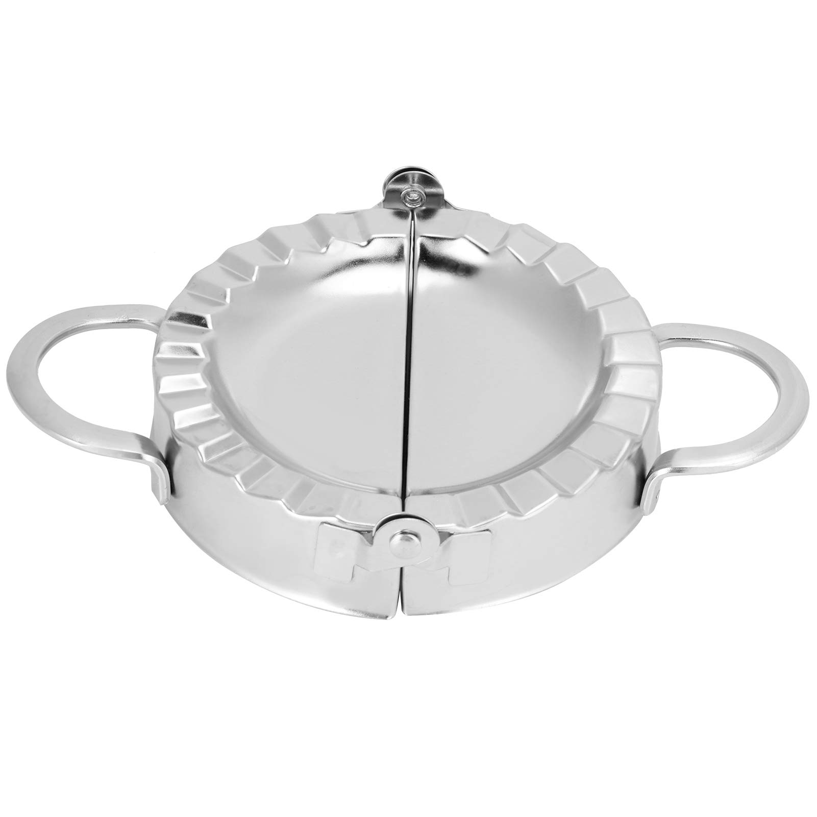 Premium Stainless Steel Dumpling Maker - Heavy Duty & Rustproof Dumpling Press for Home Kitchen - Perfect for Making Chinese Dumplings, Pierogi, Empanadas & More