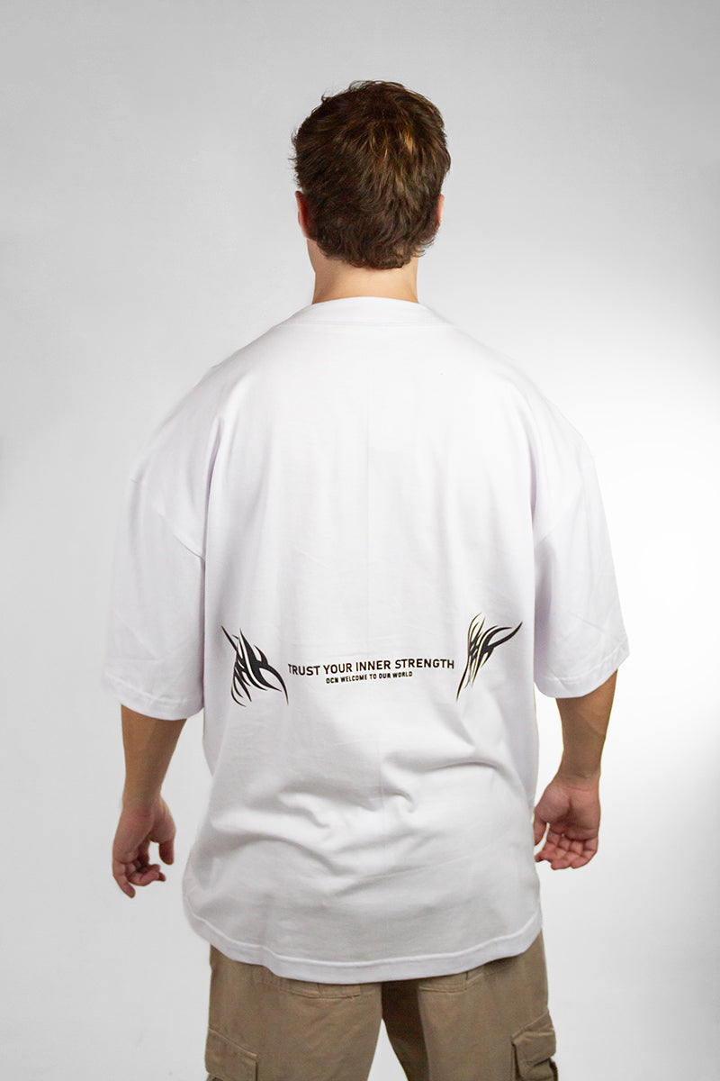 Perkins Men's White T-Shirt 602M2 - Comfortable Cotton Tee for Casual Wear, Gym & Everyday Outfits