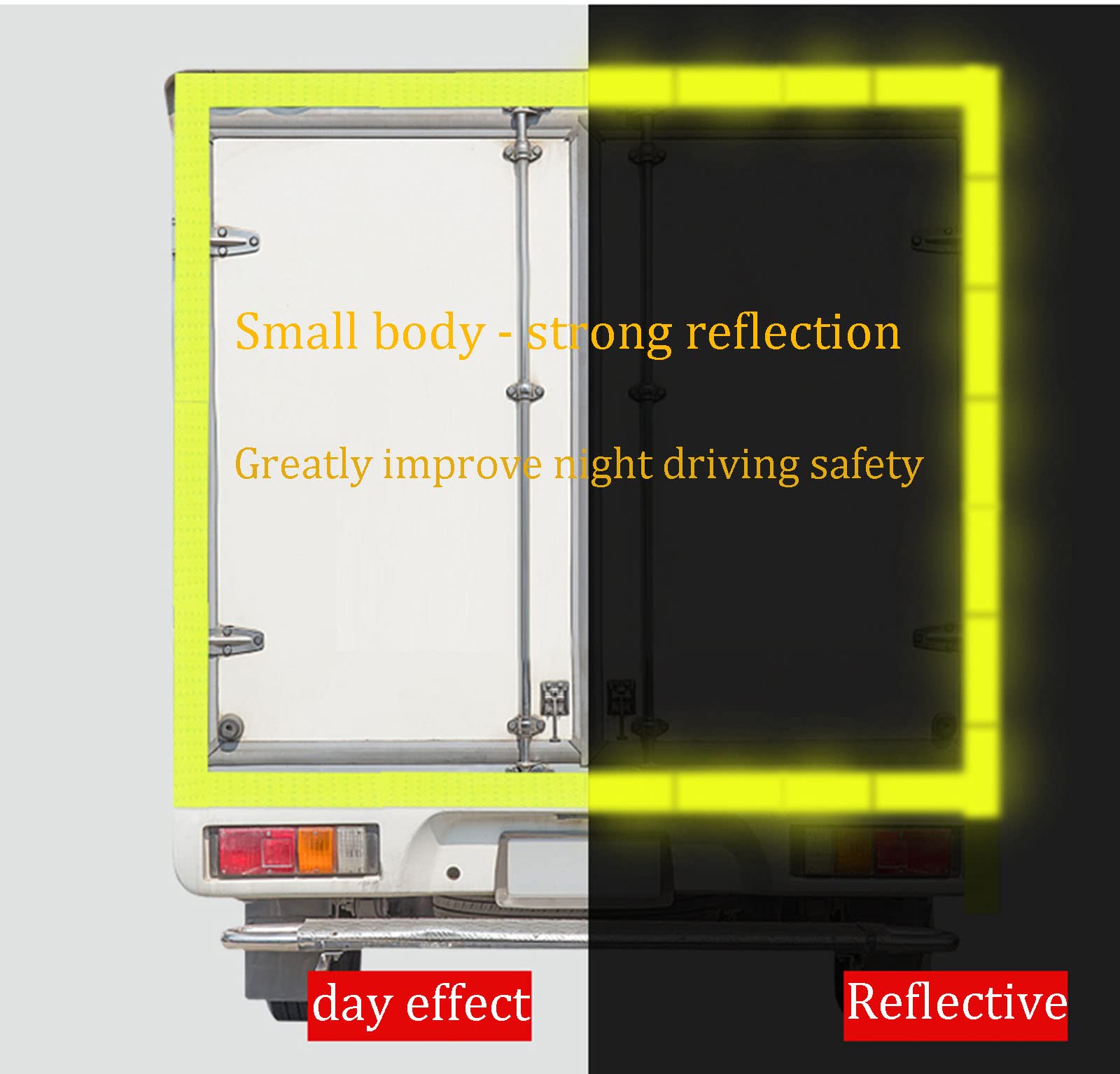 2 Inch x 32.8 Feet High Visibility Reflective Tape - Waterproof Safety Conspicuity Tape for Trailers, Trucks, Outdoor Vehicles - Ideal for Night Driving, Road Safety & Emergency Marking