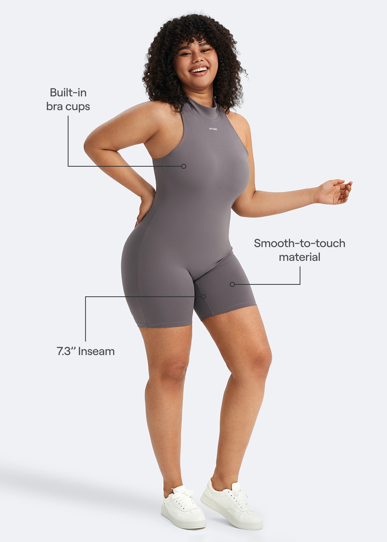 Women's Sleeveless High Neck Bodysuit - Stretchy Seamless Tank Top for Yoga, Workout & Layering | Plus Size Options Available