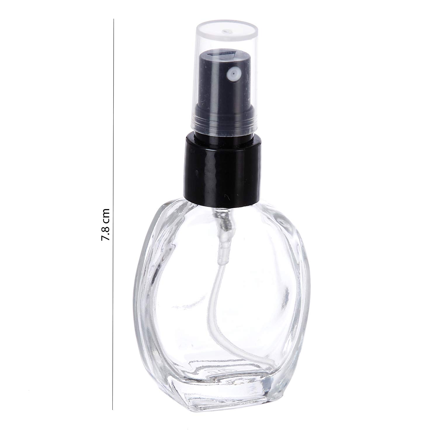 Premium 10ml Refillable Glass Perfume Bottles with Spray Pump - Set of 6 for Essential Oils, Fragrance & Aromatic Water - Perfect for Travel, Gifts & DIY Perfume Blending