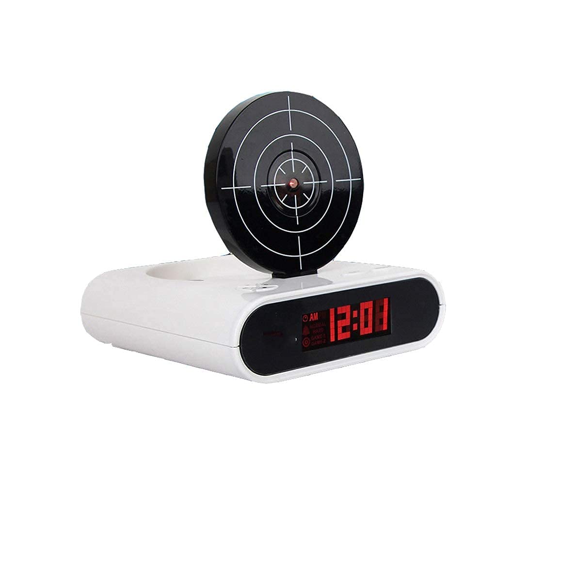 QHYXT Digital Alarm Clock with LED Red Display, Snooze Function, Silent Mode - Perfect for Students, Office, and Home Use - Wake Up Easily for Work, School, or Travel