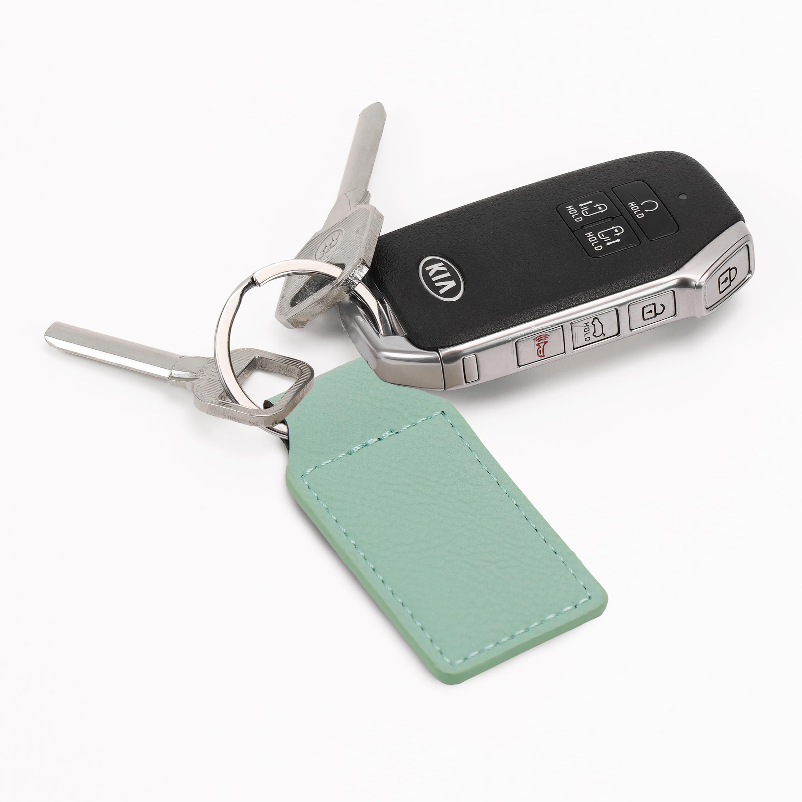 Personalized LaserGram Rectangle Keychain with Custom Engraving - Aerial Hoop Accessory for Gymnasts, Dancers & Fitness Enthusiasts - Perfect for Gifts, Gym Bags & Equipment Organization