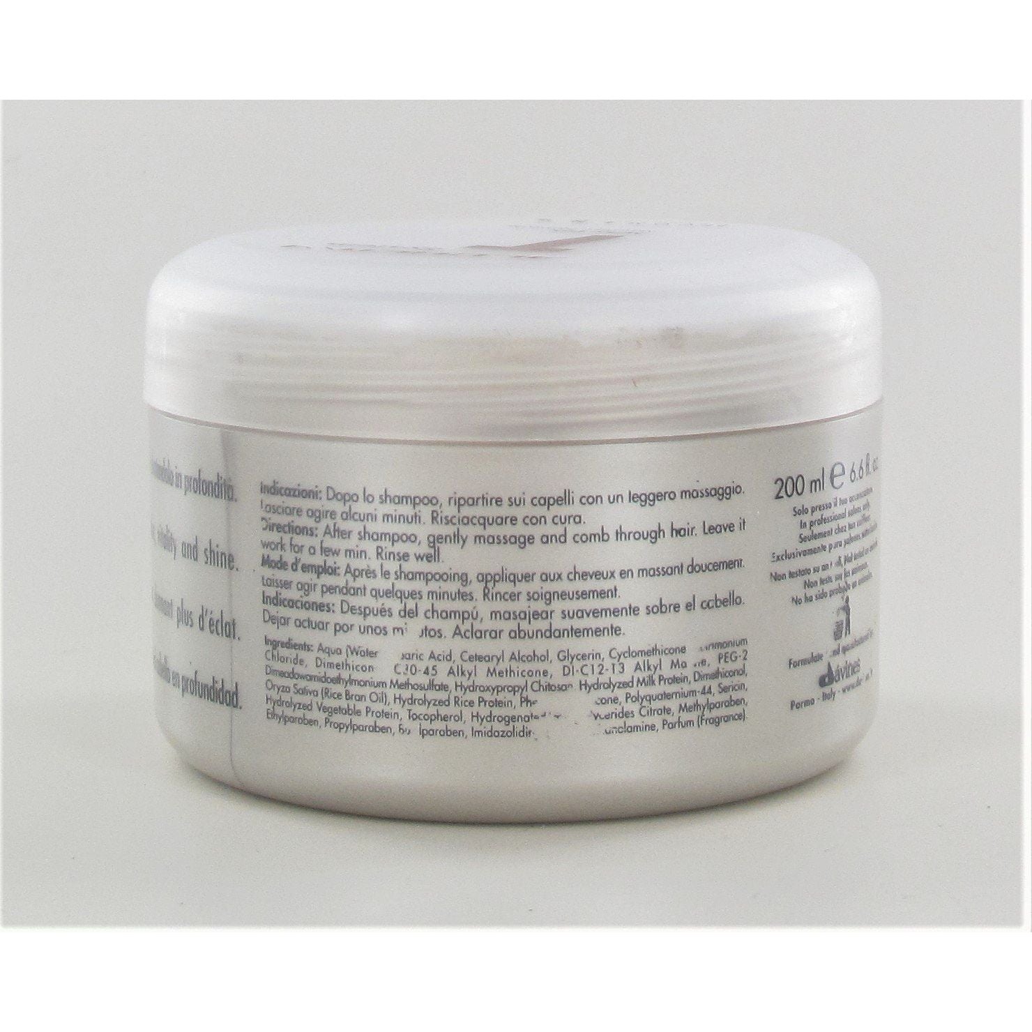 Davines Alchemic System Milky Pak 6.6 oz Hair Mask - Hydrating & Color Enhancing Treatment for Dry, Damaged Hair | Salon-Quality Deep Conditioning at Home