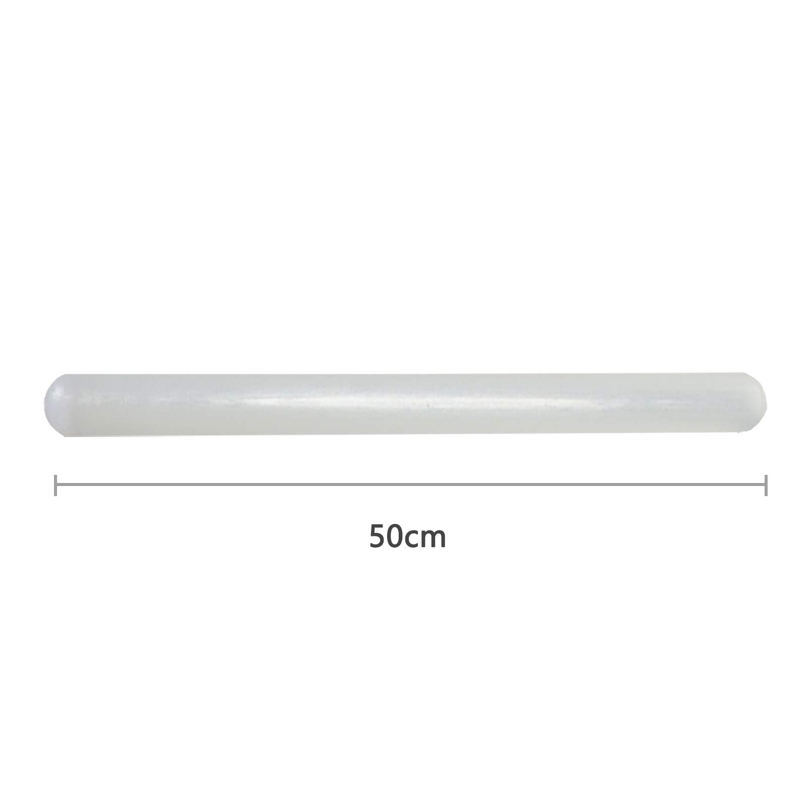 Premium 20-Inch Non-Stick Polyethylene Rolling Pin for Baking - Large 50cm Pastry Roller for Pasta, Pizza Dough, Fondant, Pie Crust & Cookies | Ideal for Home Bakers & Professional Kitchens