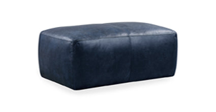 Premium Denver Leather Ottoman - Soft & Durable Footrest, Storage Bench - Perfect for Living Room, Bedroom, Home Decor & Relaxation
