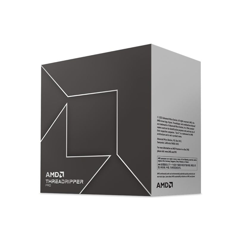 AMD Ryzen Threadripper PRO 7975WX 32-Core Workstation CPU - High-Performance Processor for 3D Rendering, Video Editing & AI Development