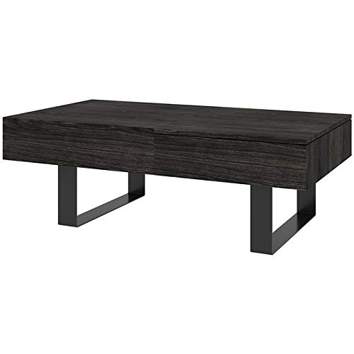 Bestar Lyra Coffee Table - Modern Black Oak Finish for Living Room, Lounge & Office | Stylish & Durable Home Furniture