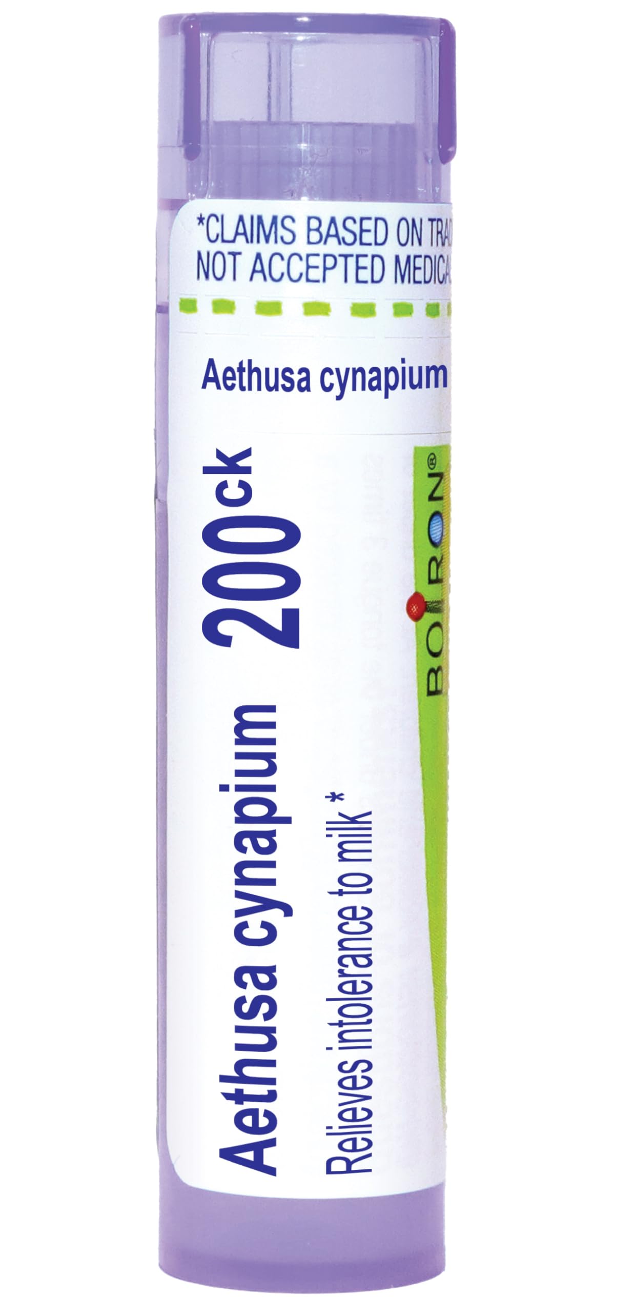Boiron Aethusa Cynapium 200Ck Homeopathic Medicine for Milk Intolerance Relief - 80 Pellets | Natural Remedy for Digestive Discomfort in Adults & Kids | Perfect for Lactose Sensitivity & Infant Colic