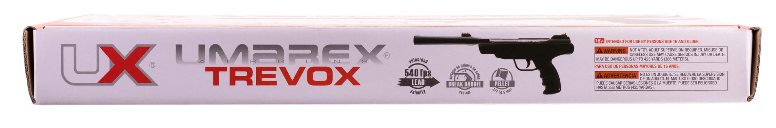 Umarex Trevox Break Barrel .177 Caliber Pellet Gun Air Pistol - High Power Precision Airgun for Target Shooting, Plinking & Small Game Hunting