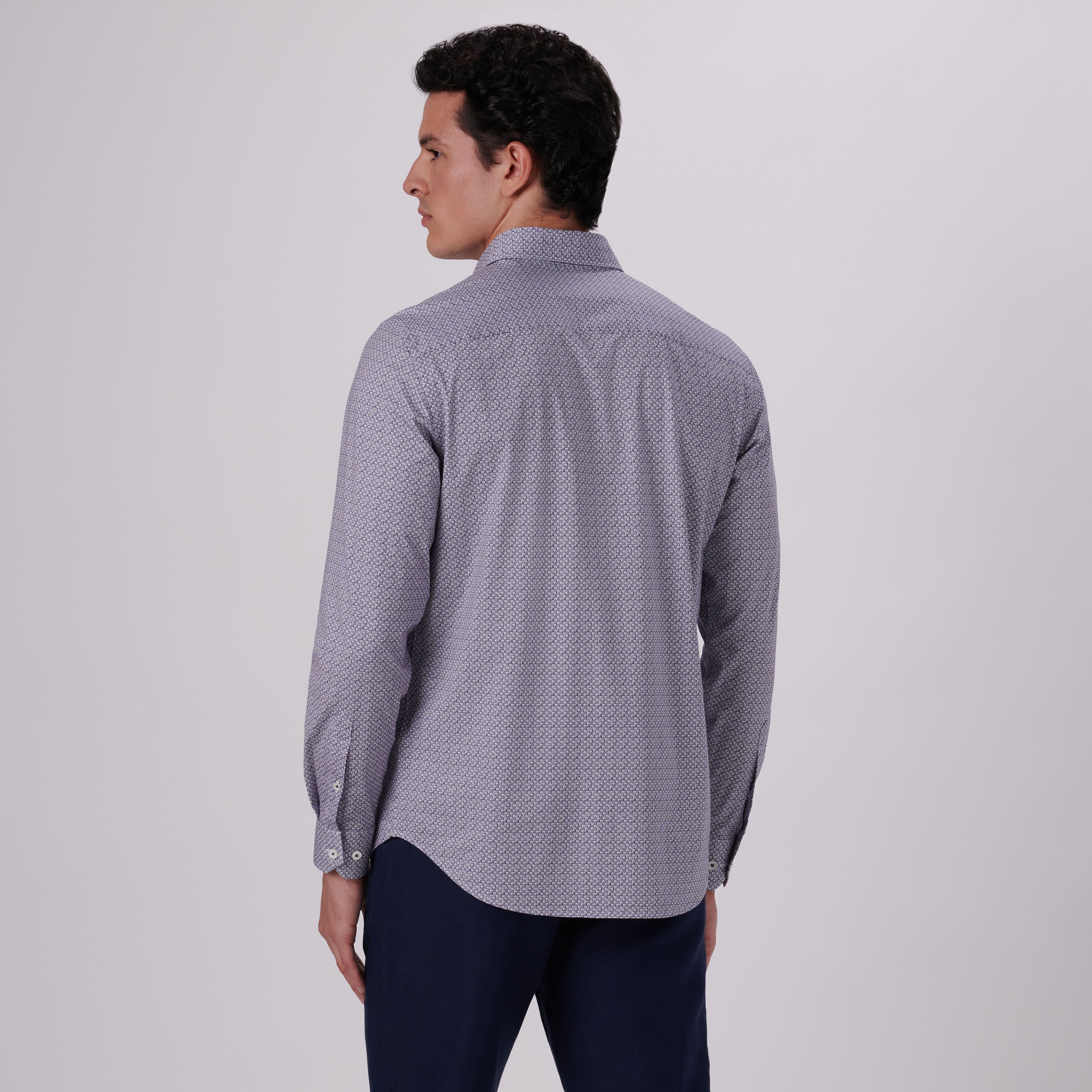 James Floral Print Cotton Shirt for Men - Soft & Breathable Button Down Shirt - Casual & Business Wear for Spring & Summer Outfits