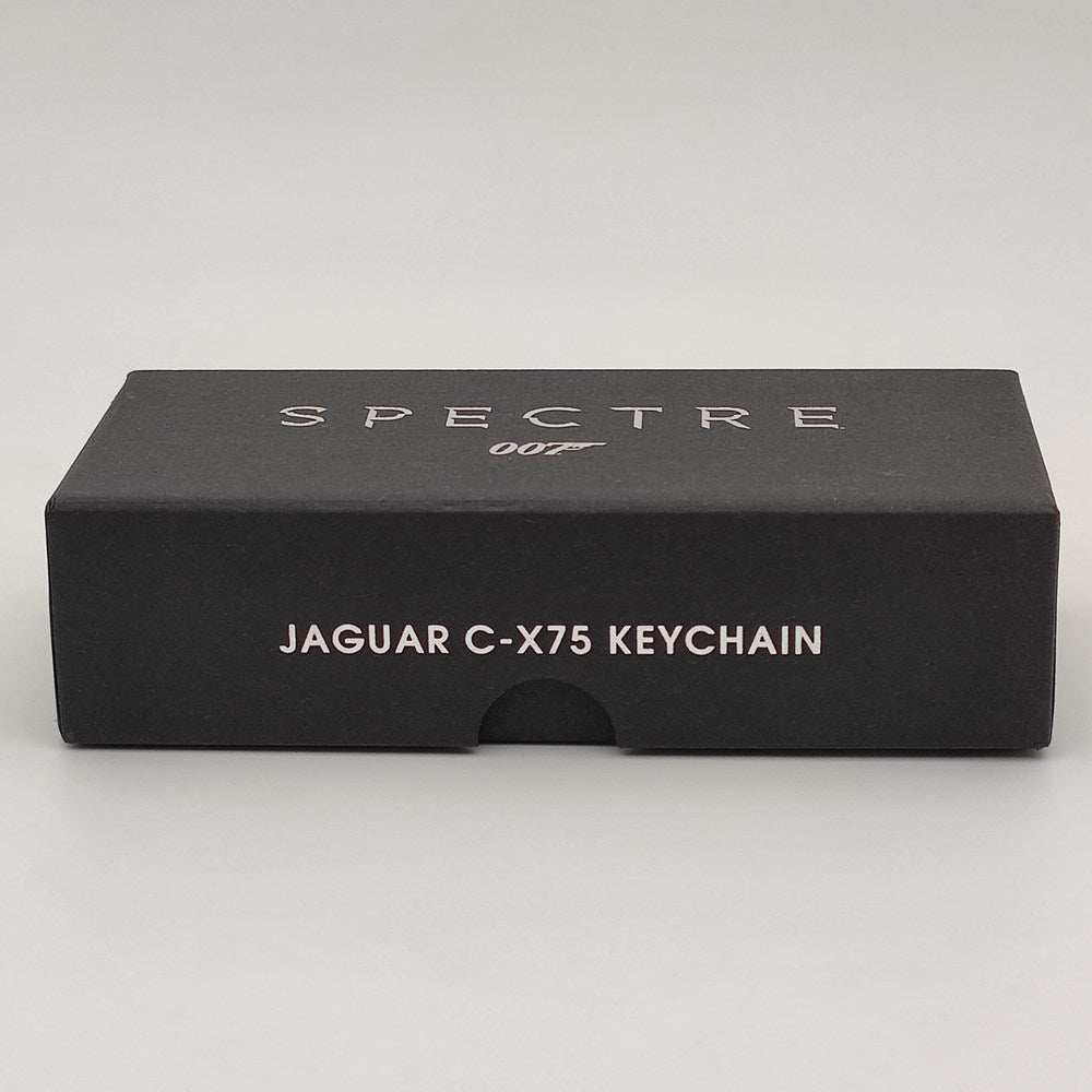 James Bond 007 Spectre Jaguar C-X75 Diecast Keychain - Silver Keyring Toy Car Gift for Fans & Collectors - Perfect for Keys, Bags, and James Bond Memorabilia Display