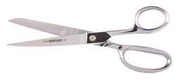 Heritage Poultry Shears - Right Handed Straight 9-Inch Scissors with 4.25-Inch Cutting Blade - Pack of 2 - Perfect for Butchering Chicken, Turkey & Game Birds - Heavy Duty Kitchen Shears for Poultry Processing & Food Prep
