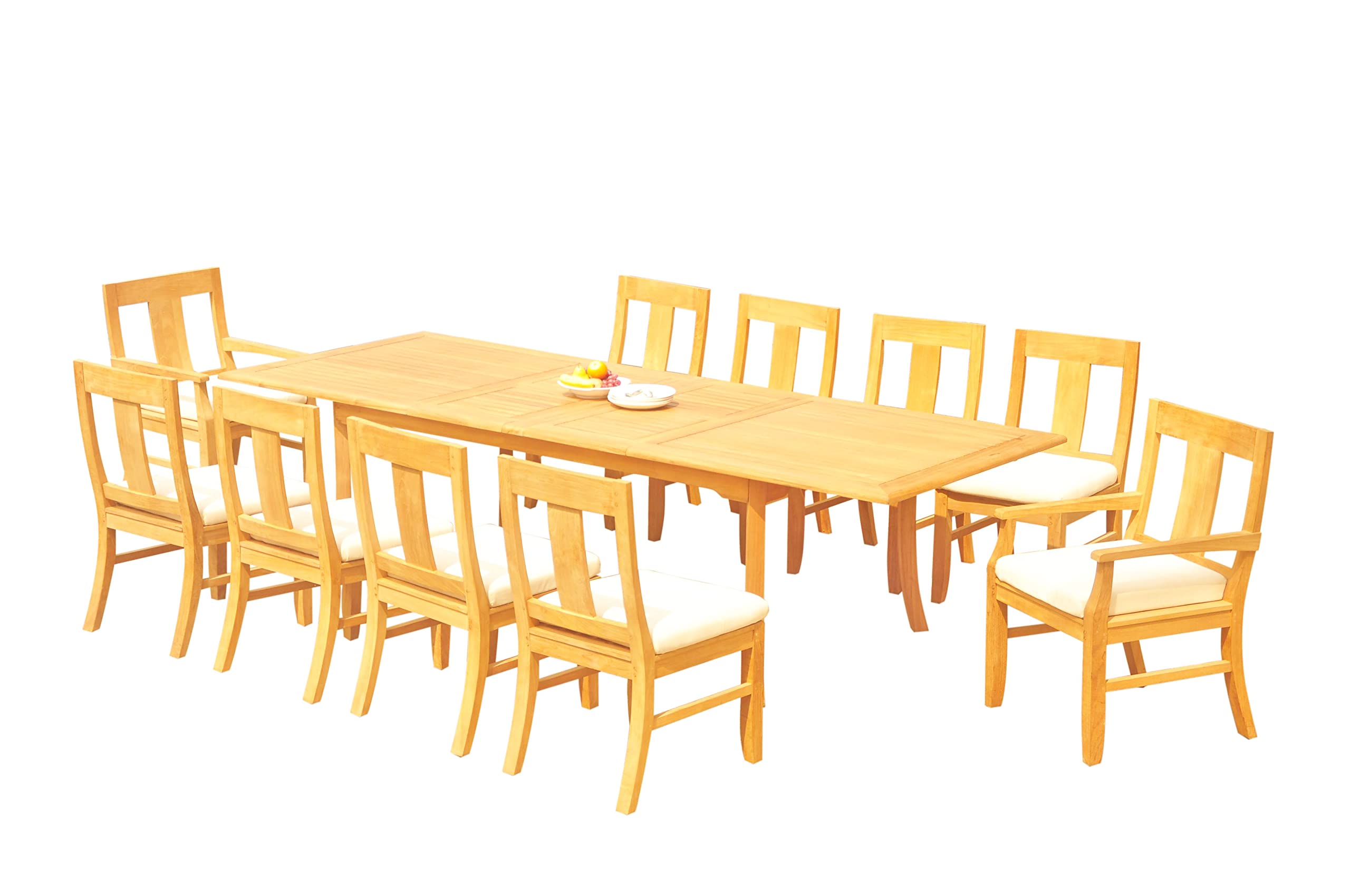 Premium 11-Piece Outdoor Teak Dining Set - 117