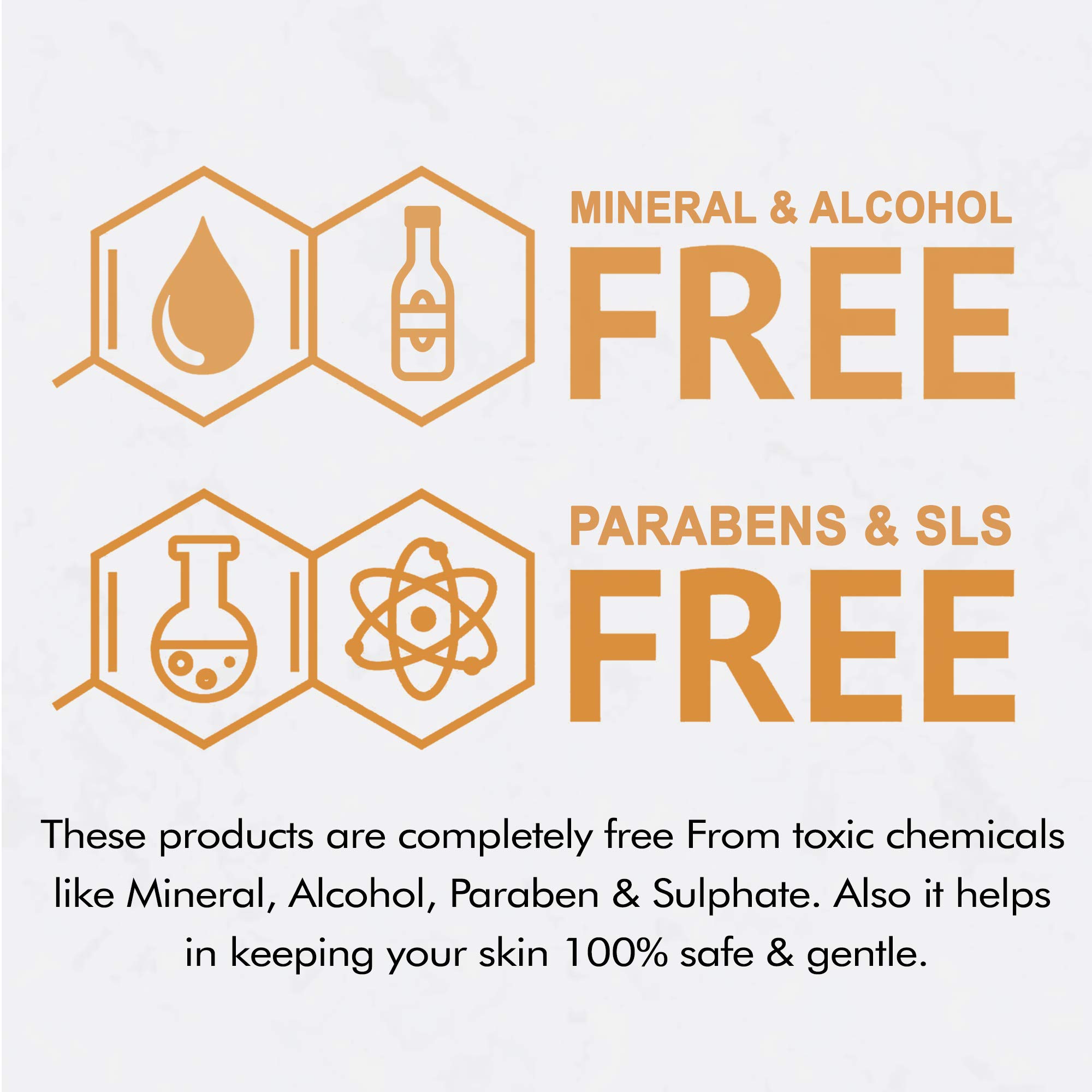 NutriGlow Gold Kesar & Wild Turmeric Face Wash - Deep Cleansing for Acne-Free, Wrinkle Reduction & Glowing Skin (65ml x 2) - Perfect for Daily Skincare Routine & Travel