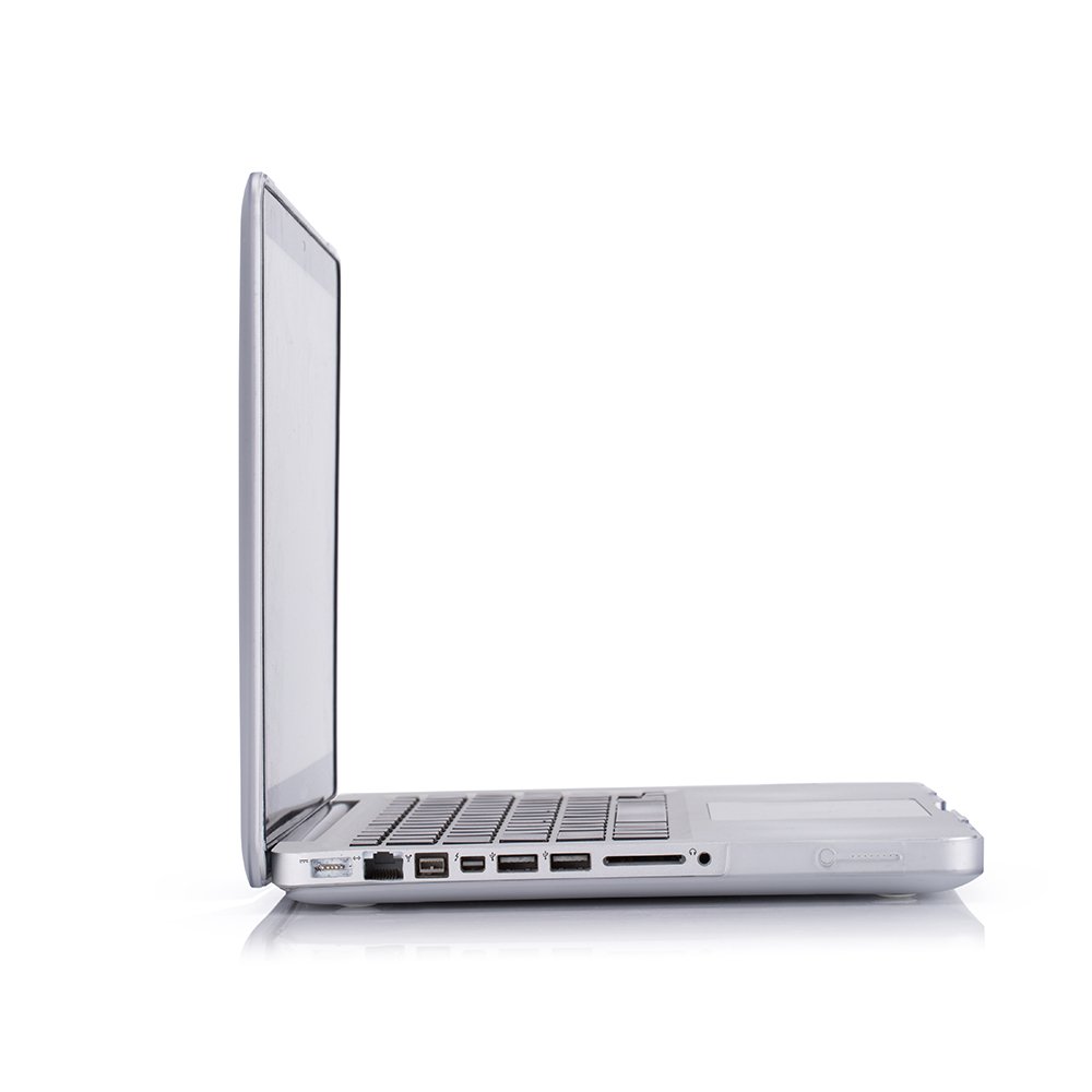 MacBook Pro 13 Case 2012-2008 Model A1278 | Matte Hard Plastic Shell Cover for 13.3-inch MacBook Pro with CD-ROM Drive - White | Perfect for Work, Travel & School Protection
