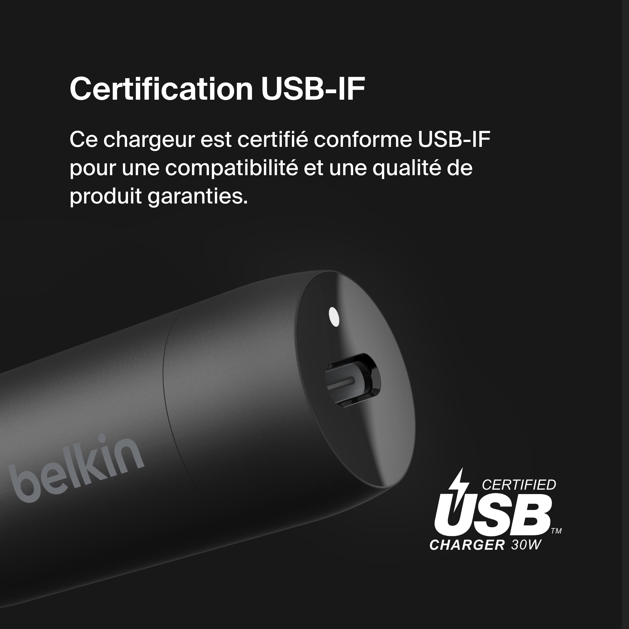 Belkin 30W BoostCharge Car Charger with USB-C Power Delivery, Universal Compatibility for iPhone 16/15/14, Galaxy S24/S23, Pixel, Sony, iPad & Tablets - Fast Charging for Road Trips & Commuting