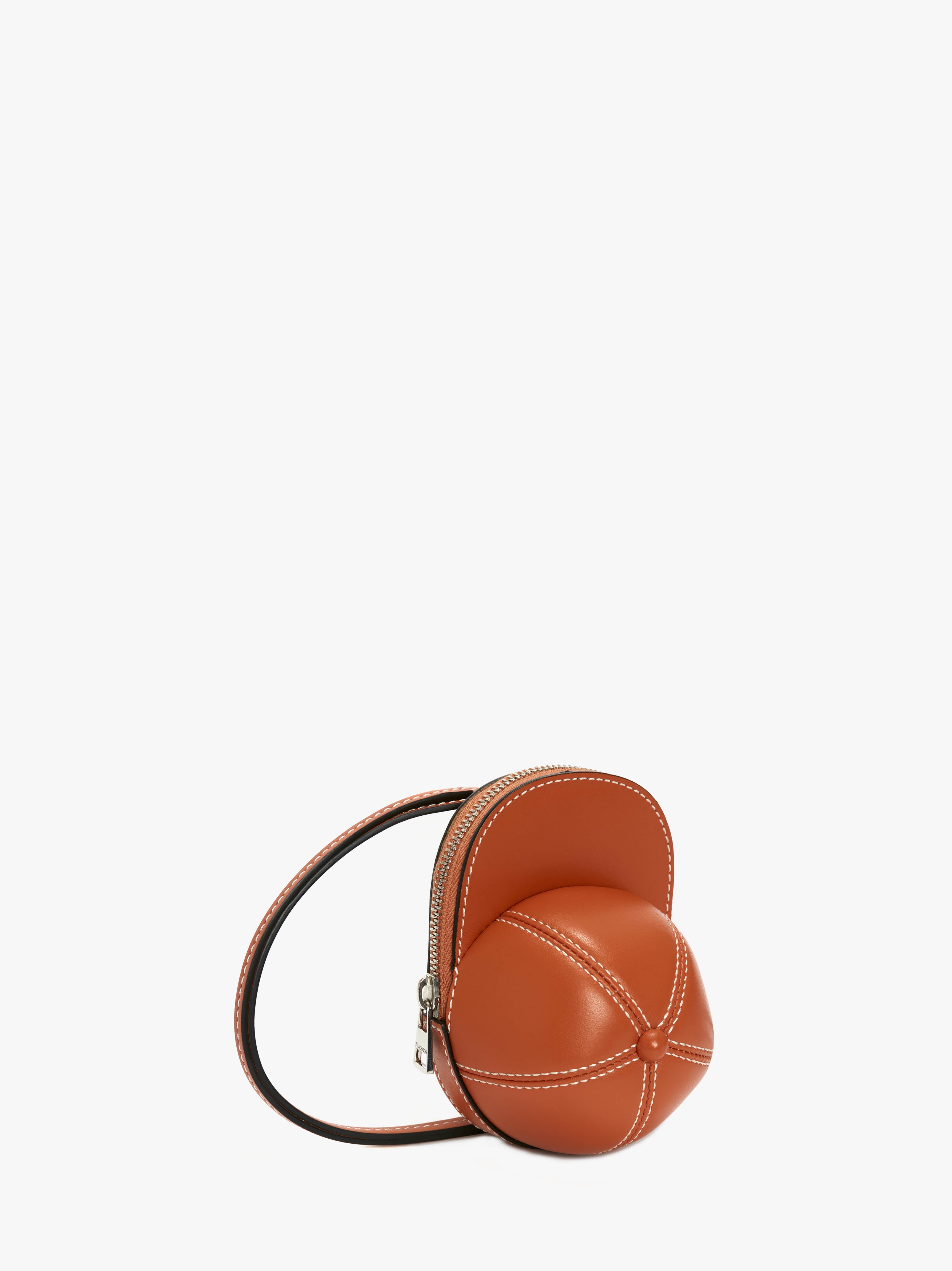 Mini Cap Bag - Genuine Leather Crossbody Purse for Women - Perfect for Travel, Shopping & Everyday Use