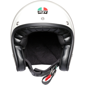 AGV X70 Mono White Motorcycle Helmet - Lightweight, DOT & ECE Certified for Safety - Perfect for Street Bikes, Racing & Urban Commuting