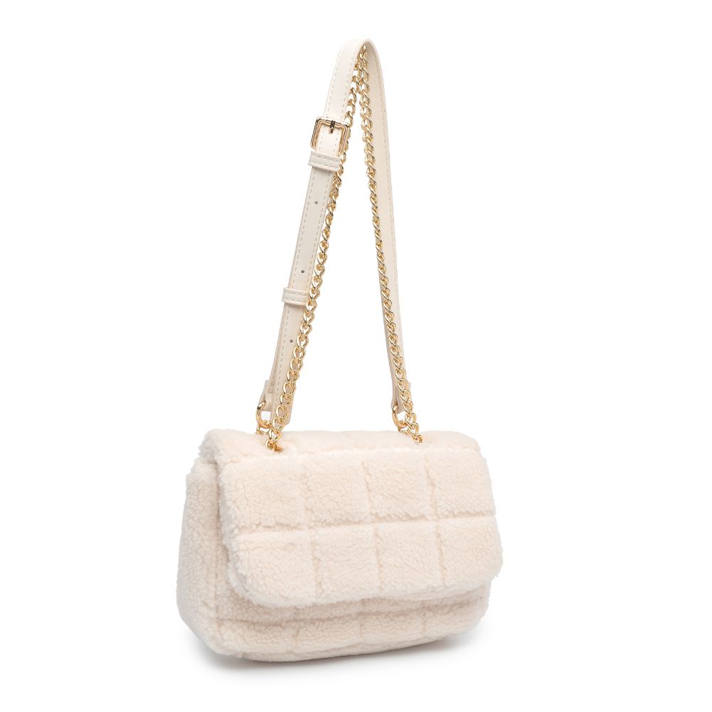 Ryeland Sherpa Crossbody Bag for Women - Soft Fleece Shoulder Purse with Adjustable Strap, Perfect for Travel, Shopping & Daily Use