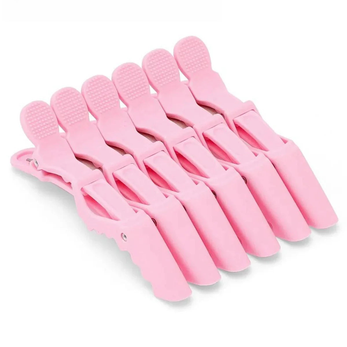 6PCS Professional Hairdressing Clamps for Styling, Cutting & Coloring - Perfect for Salons & Home Hair Care