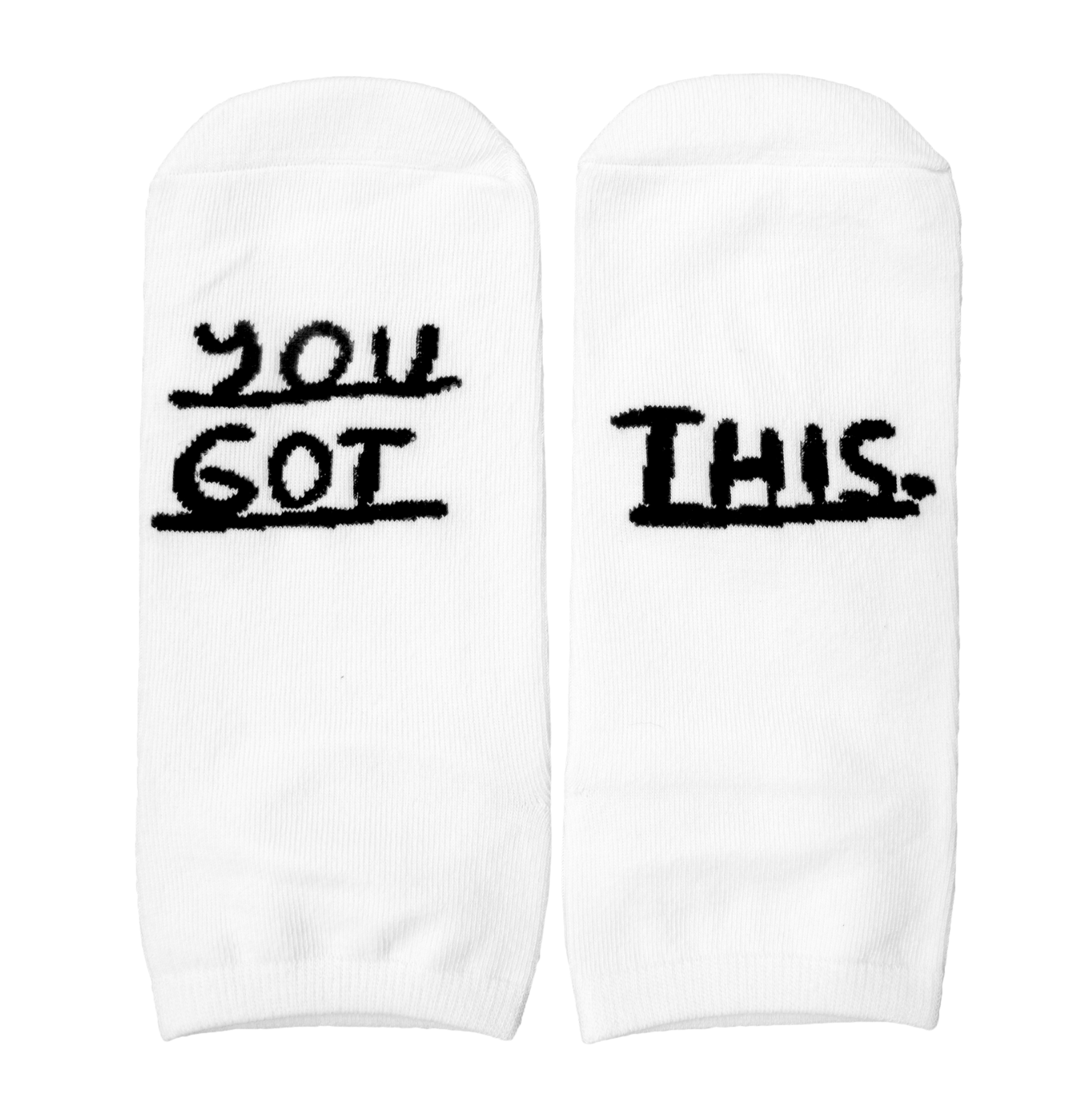 You Got This Motivational Socks in White - Comfortable & Inspiring for Workouts, Gifts & Daily Wear
