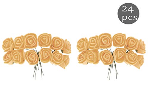 24-Piece Floral Hair Pins Set for Women & Kids - Wedding, Party & Everyday Hair Styling Accessories - Multi-Color Hair Clips Gift Combo (Pack of 1)