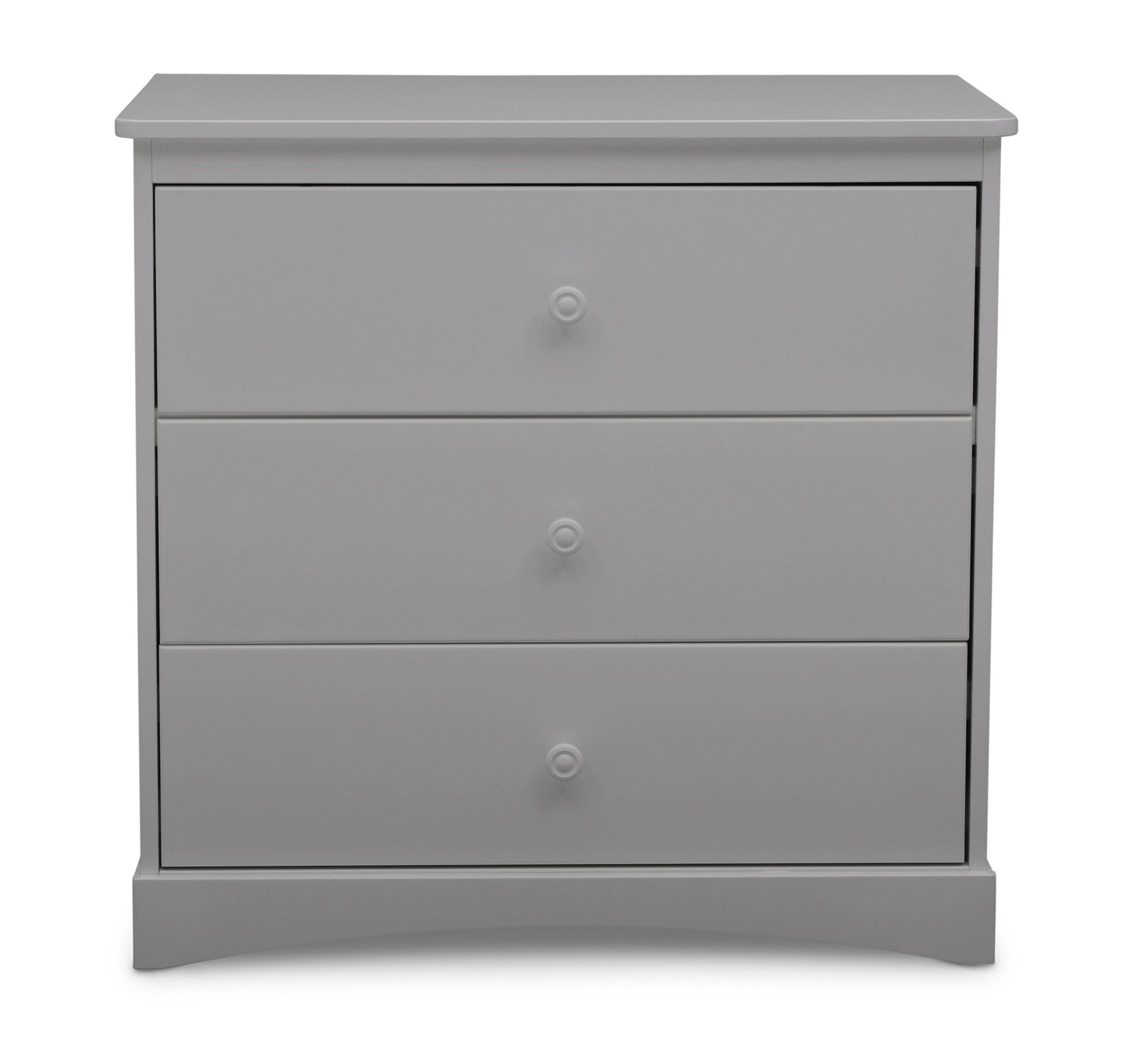 Sutton 3 Drawer Dresser with Changing Top & Interlocking Drawers - Nursery Dresser with Baby Changing Table for Newborns - Perfect for Baby Room Organization & Storage