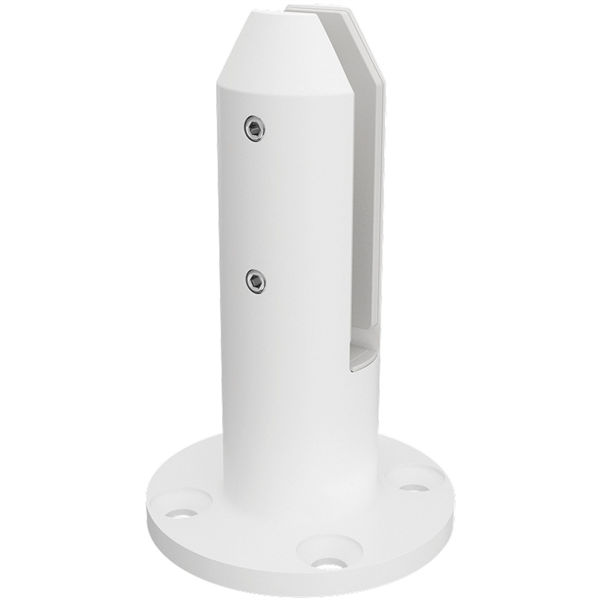 Premium White Round Base Plated Pool Spigot with Double Friction - Includes Domical Cover, 2205 Stainless Steel - Perfect for Inground Pools, Water Features & Outdoor Plumbing Systems