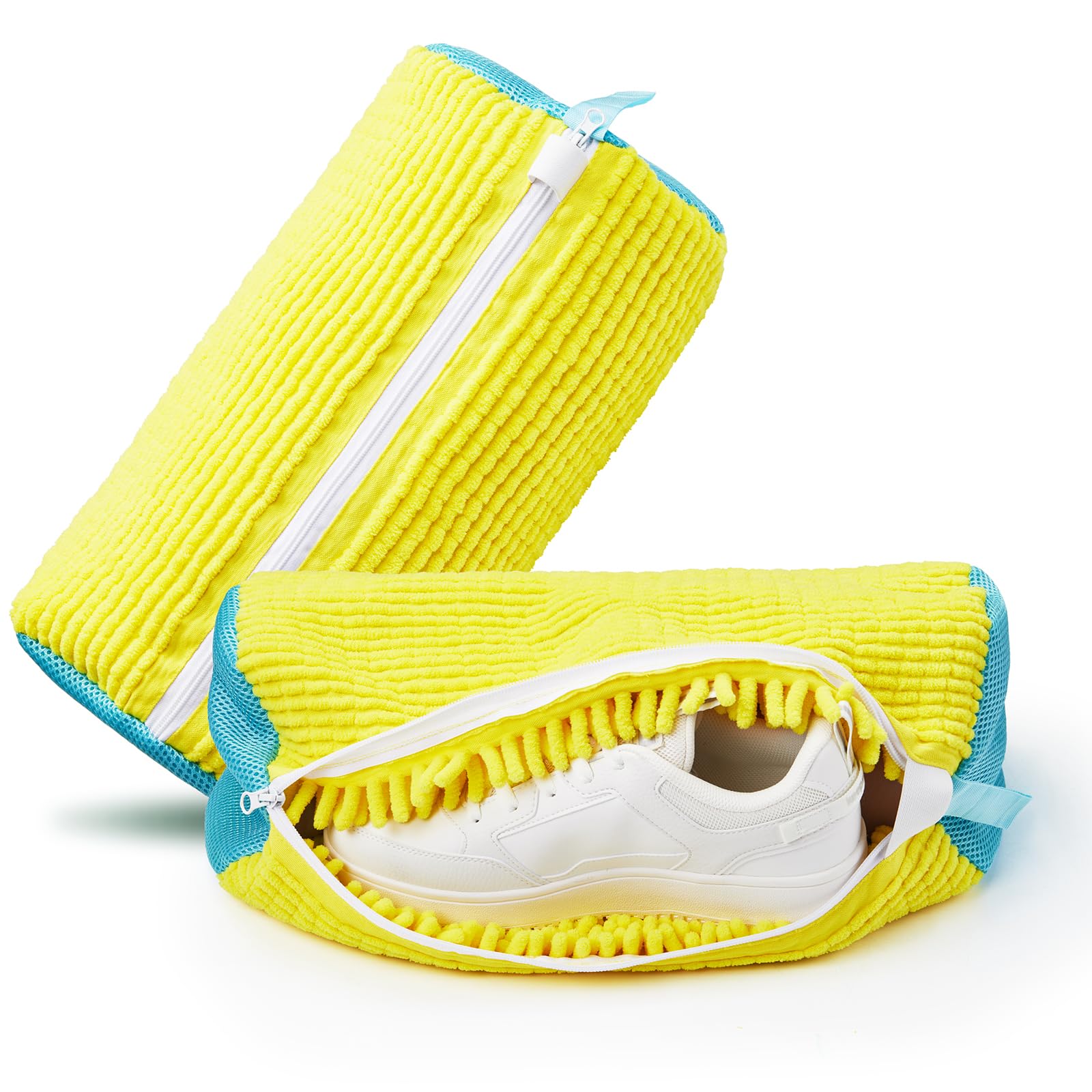 **Reusable Shoe Washing Machine Bags for Sneakers & All Shoe Types - Laundry Mesh Bags for Washer & Dryer - Perfect for Gym, Travel & Sports Gear**