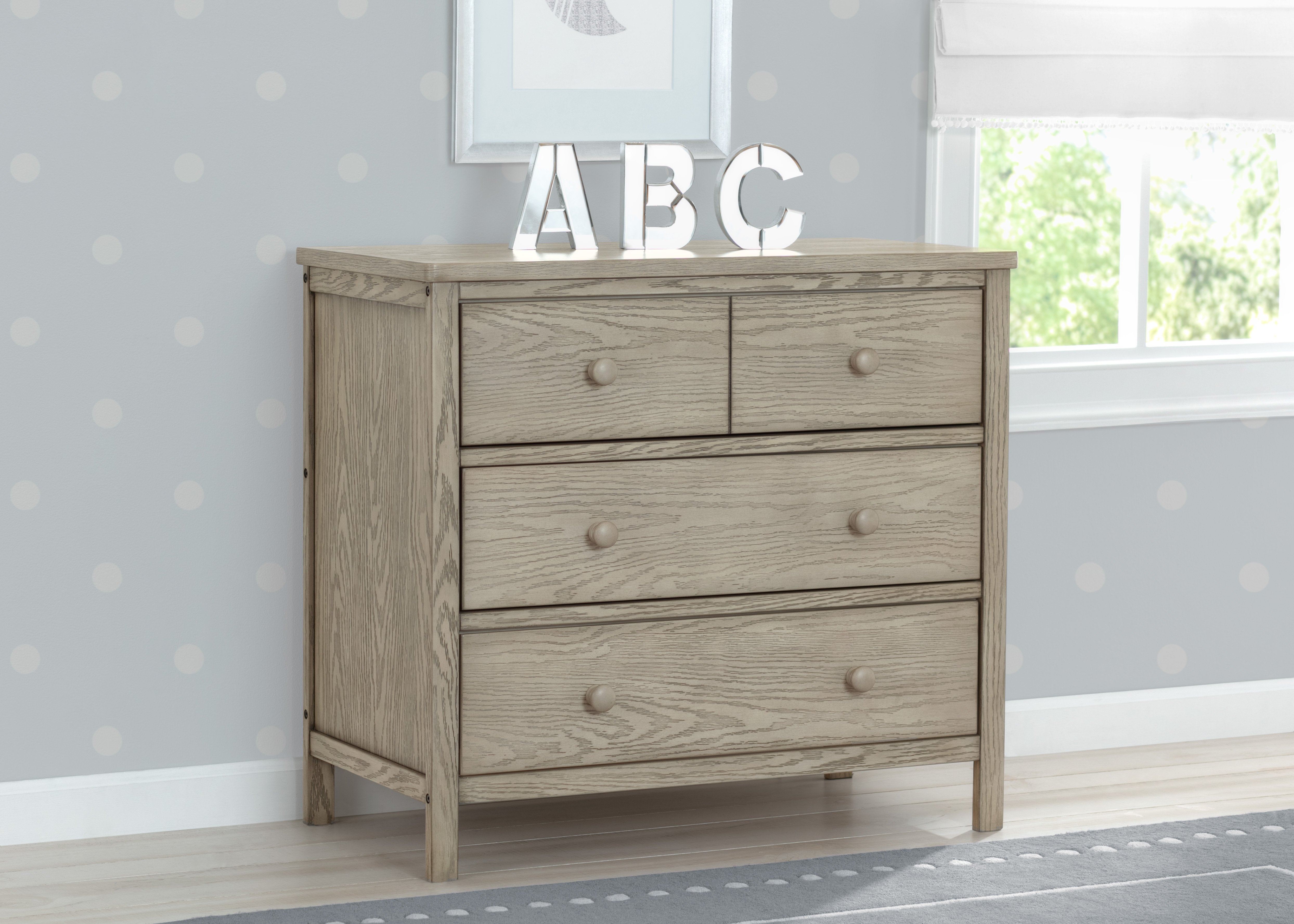 Middleton 3 Drawer Dresser - Solid Wood Bedroom Chest of Drawers for Storage | Perfect for Bedroom, Nursery, or Dorm Organization