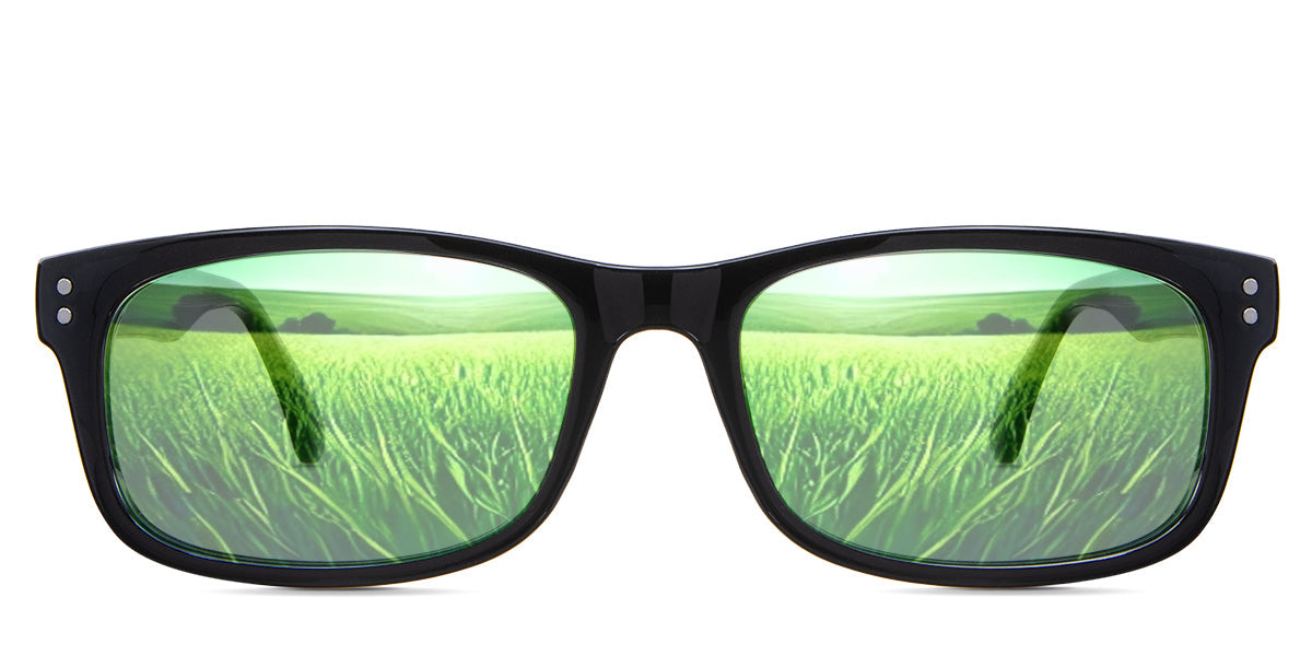 Yael Men Prescription Tinted Glasses - Blue Light Blocking & UV Protection for Work, Gaming & Reading - Stylish & Comfortable Eyewear for Men