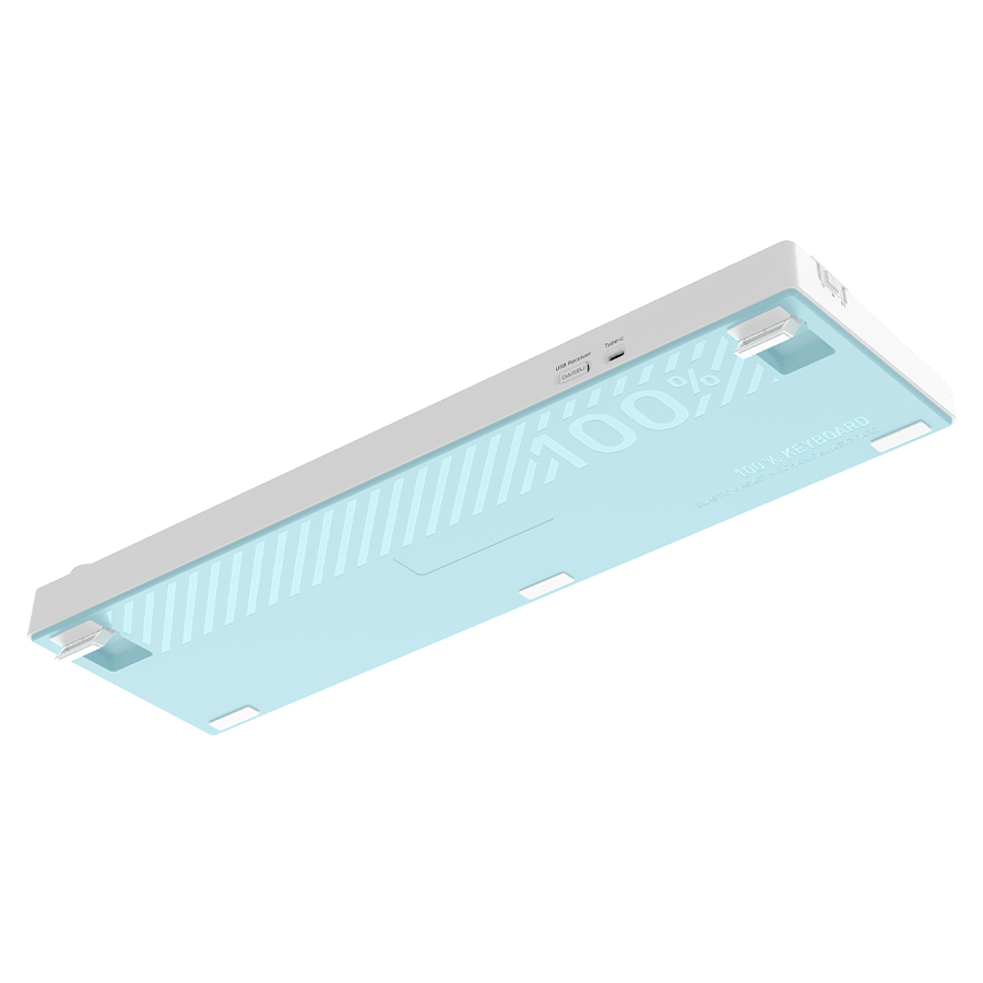 DAREU A104 Pro Wireless Mechanical Keyboard - Full Size RGB Backlit, Hot Swappable Switches, TFT Screen & Knob for Gaming, Office & Typing