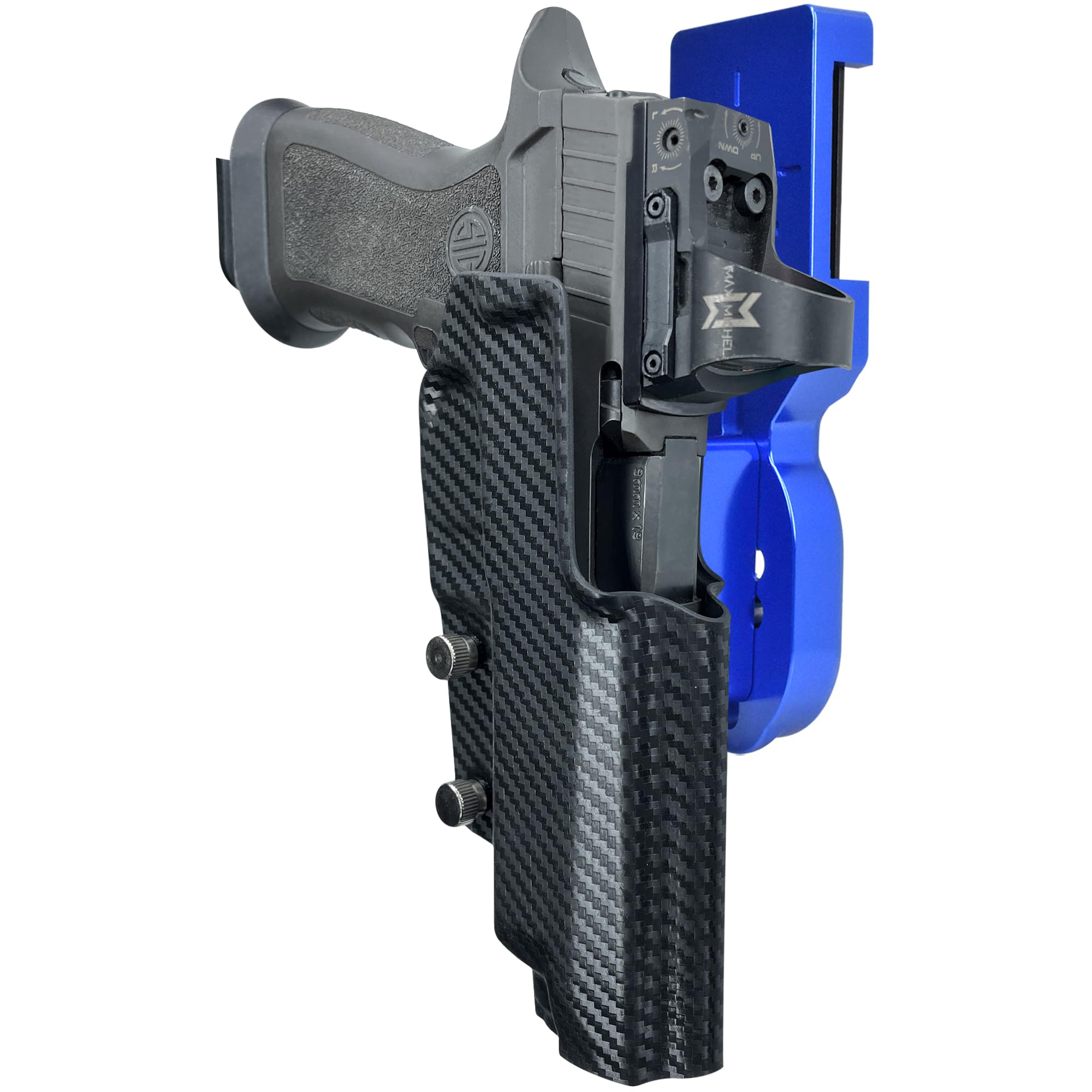 Pro Heavy Duty Competition Holster for Sig P320 Full Size, AXG Pro, M17, XFive, DH3, Spectre Comp, P320MAX - Perfect for IPSC, USPSA & Tactical Shooting Competitions