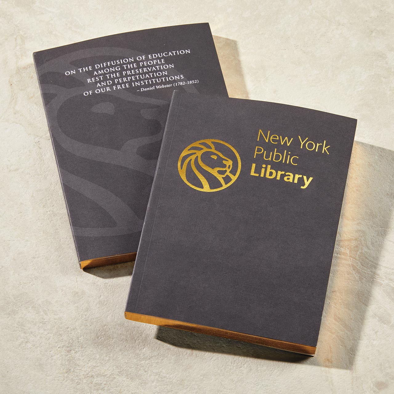 New York Public Library Notebooks Set of 2 - Lined Journal for Writing, Note Taking & Gift Giving - Perfect for Students, Professionals & Book Lovers
