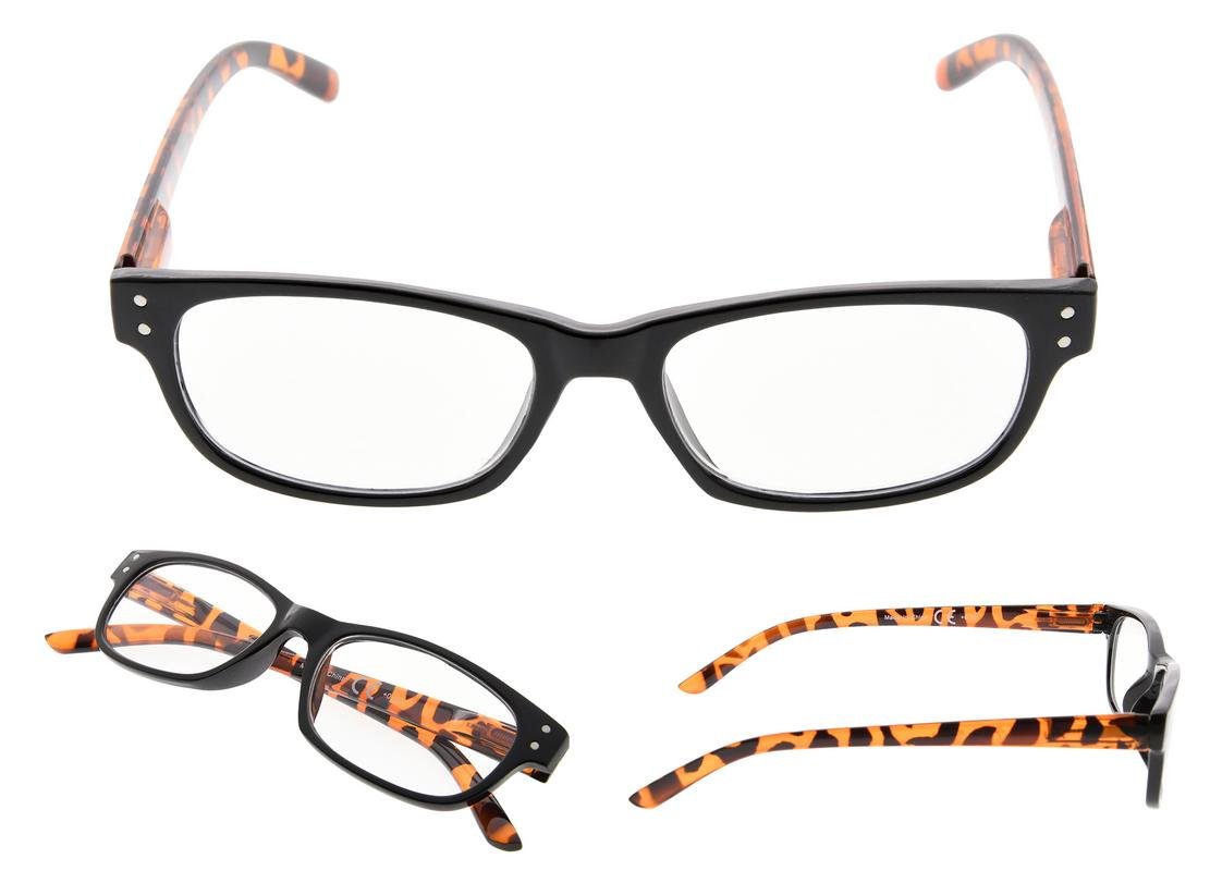 5-Pack Vintage Reading Glasses with Sunshine Readers - Stylish & Durable for Reading, Crafts, and Outdoor Activities