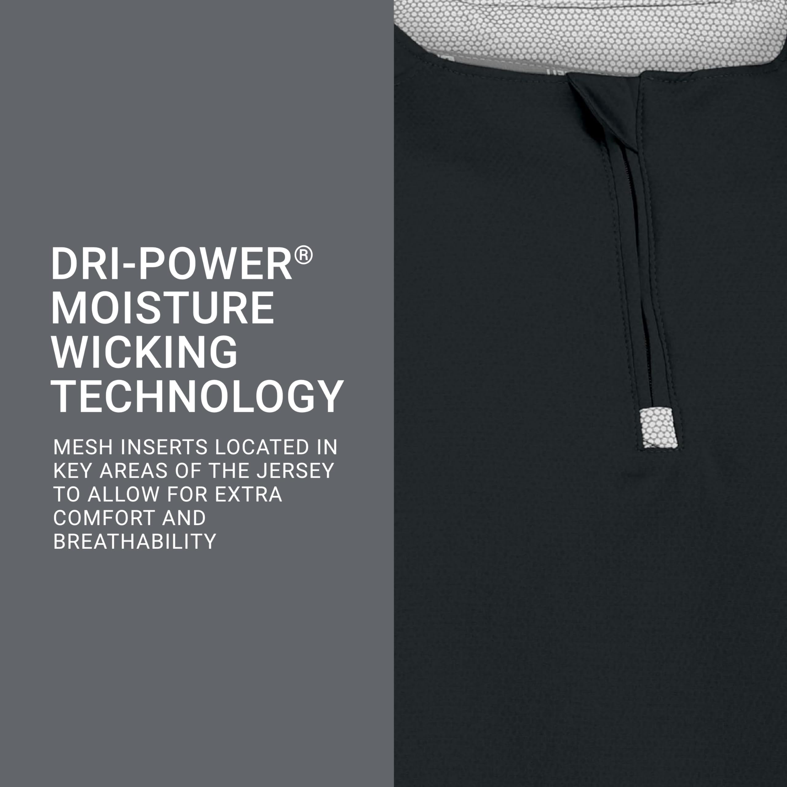 Russell Athletic Men's Short Sleeve Pullover Cage Jacket - Lightweight Sports Outerwear for Running, Gym & Casual Wear | Moisture-Wicking Performance Fabric